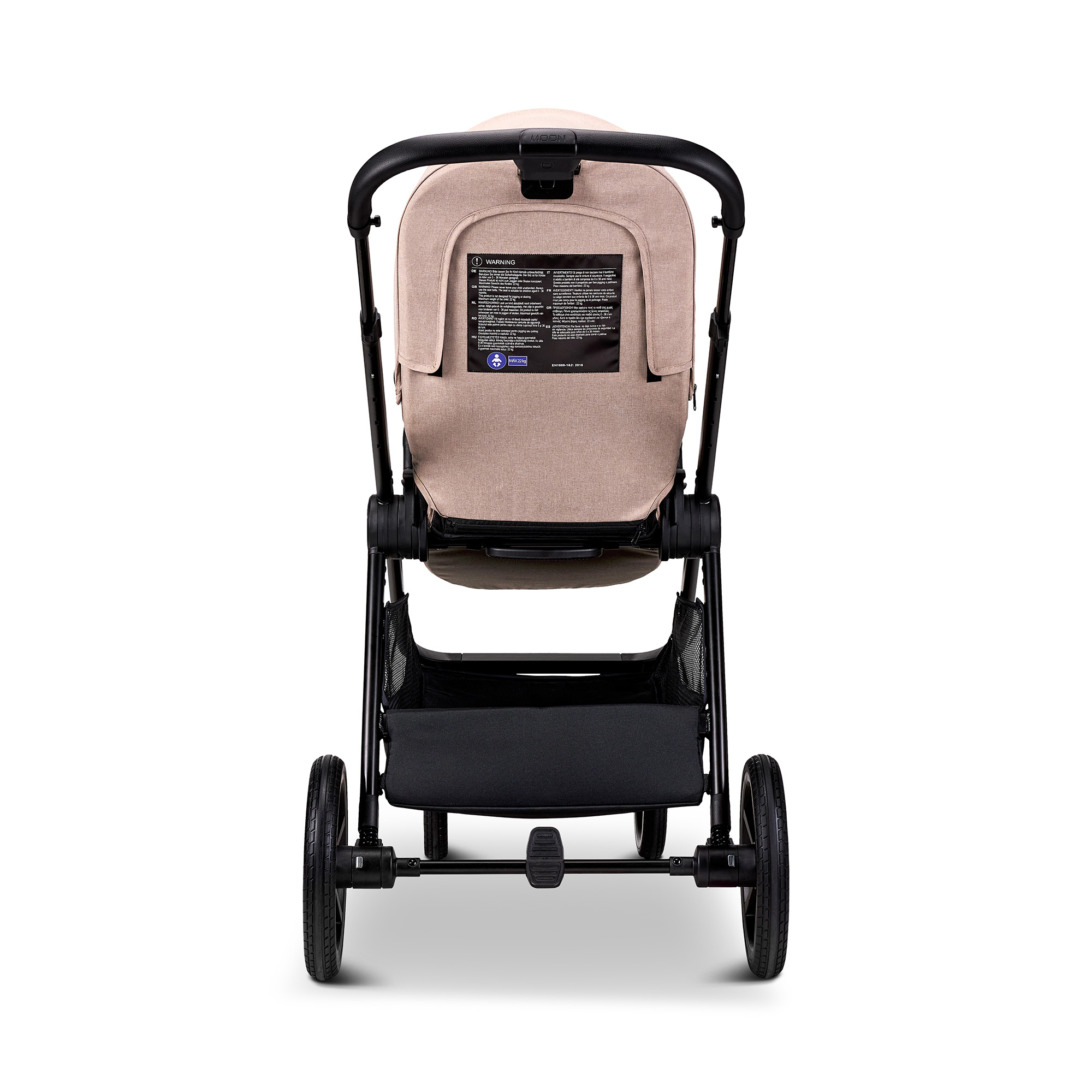Kombi-Kinderwagen, MOON, Beige – Produktansicht