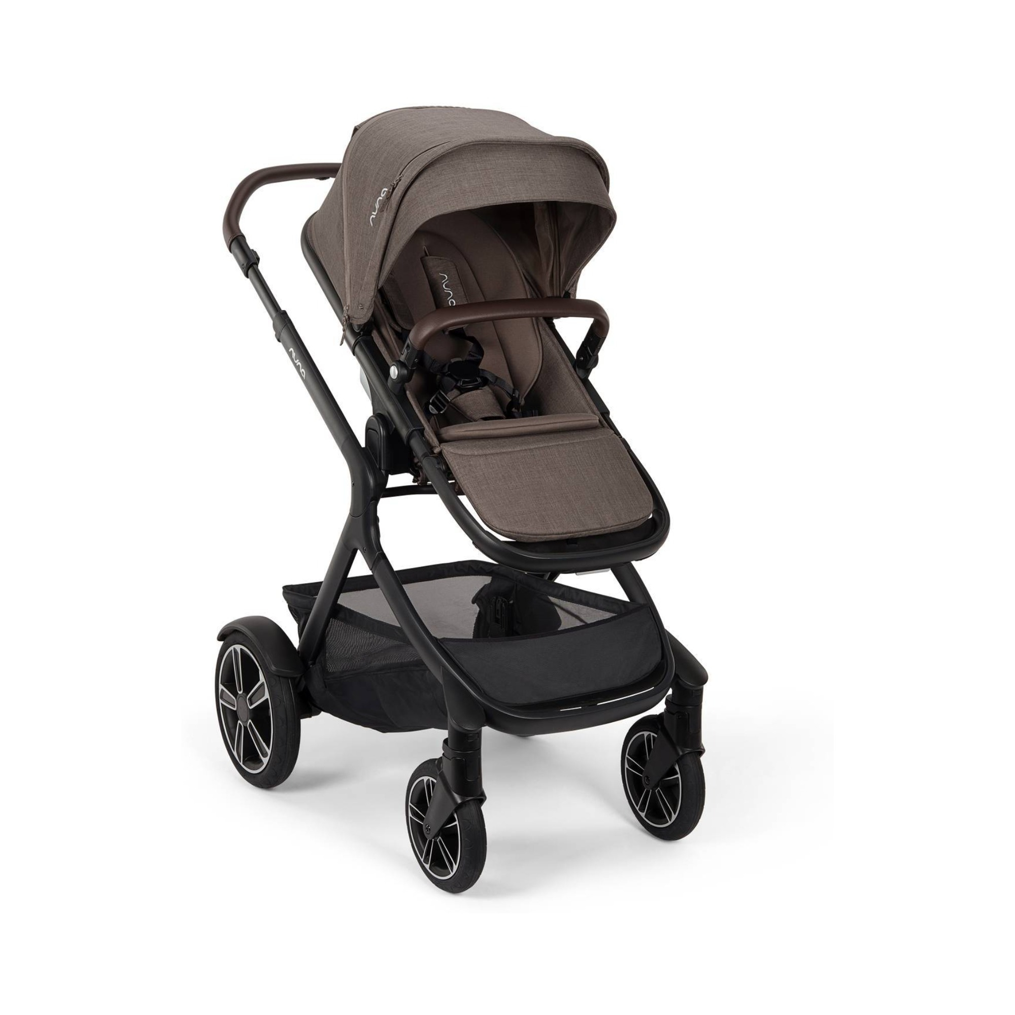 Kombi-Kinderwagen, nuna, Braun – Produktansicht