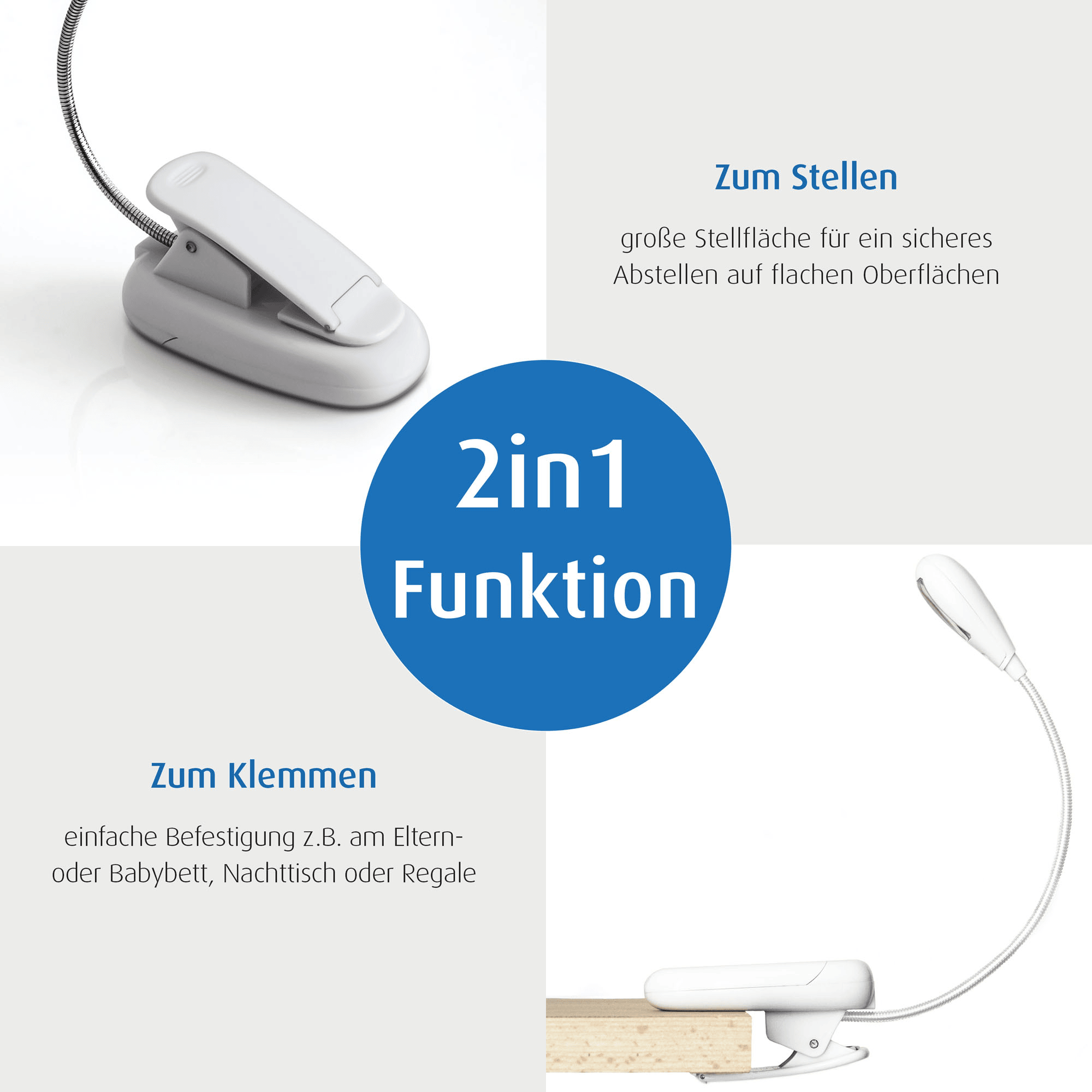 Nachtlichter, reer, Weiß – Produktansicht