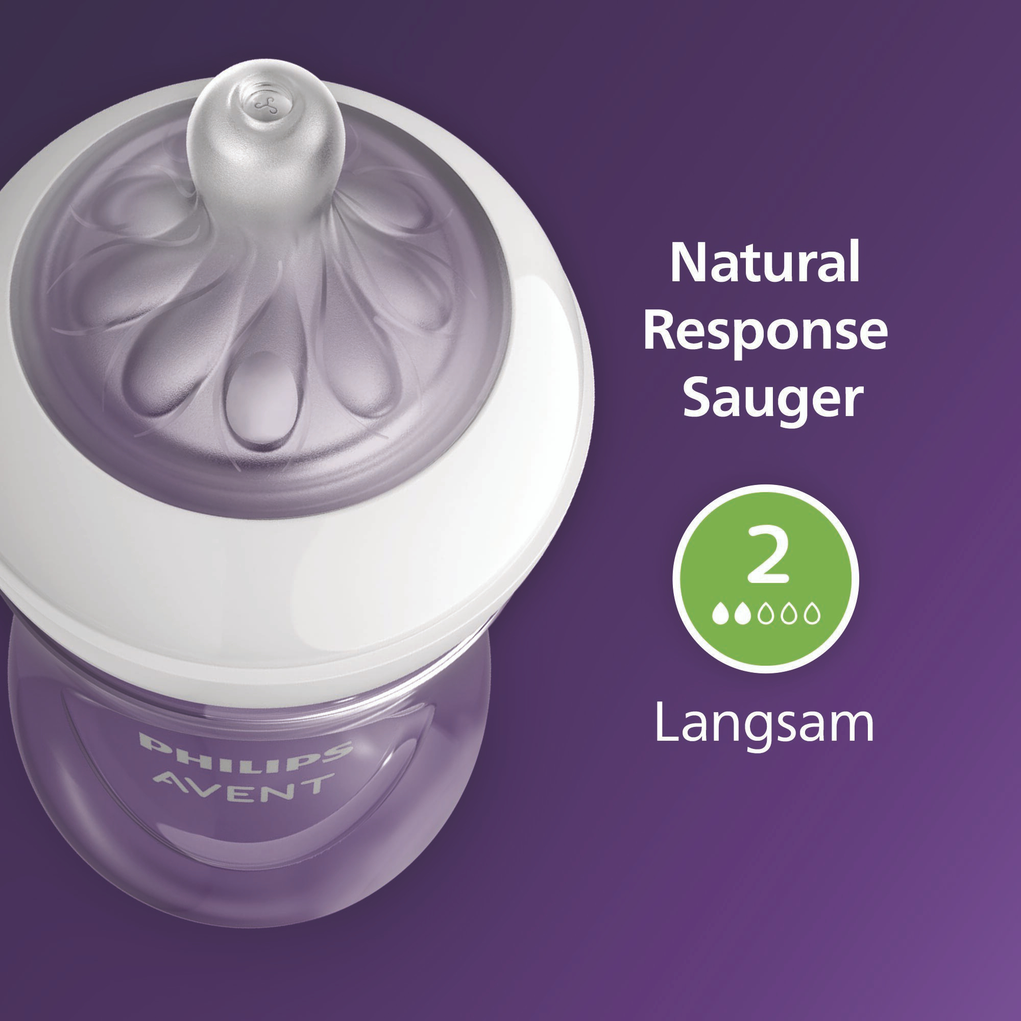 Babyfläschchen, PHILIPS AVENT, Transparent – Produktansicht