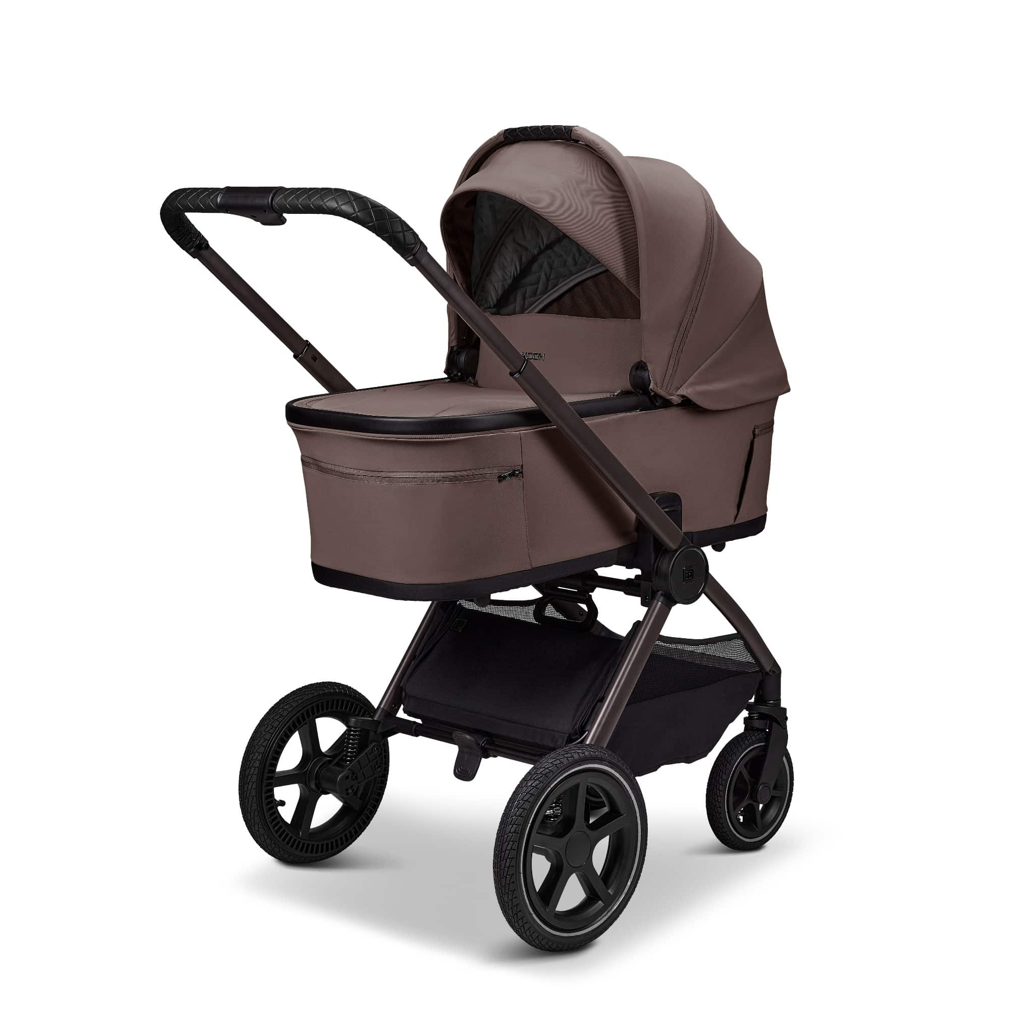 Kombi-Kinderwagen, MOON, Beige – Produktansicht