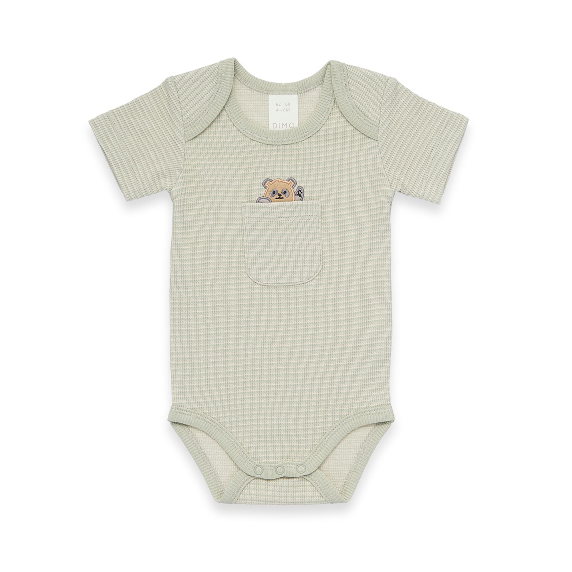 Kurzarmbodys, DIMO, Grün – Produktansicht