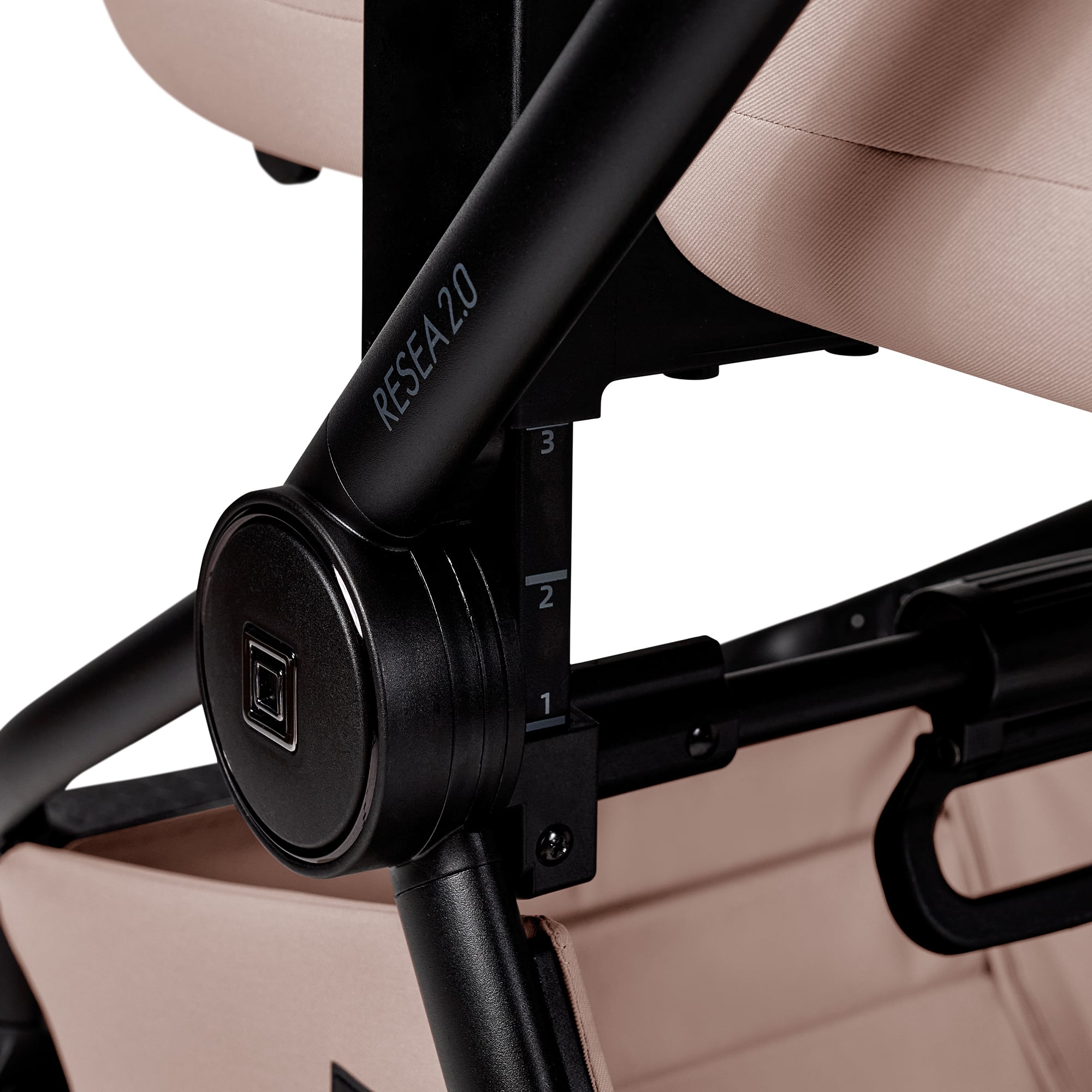 Kombi-Kinderwagen, MOON, Beige – Produktansicht