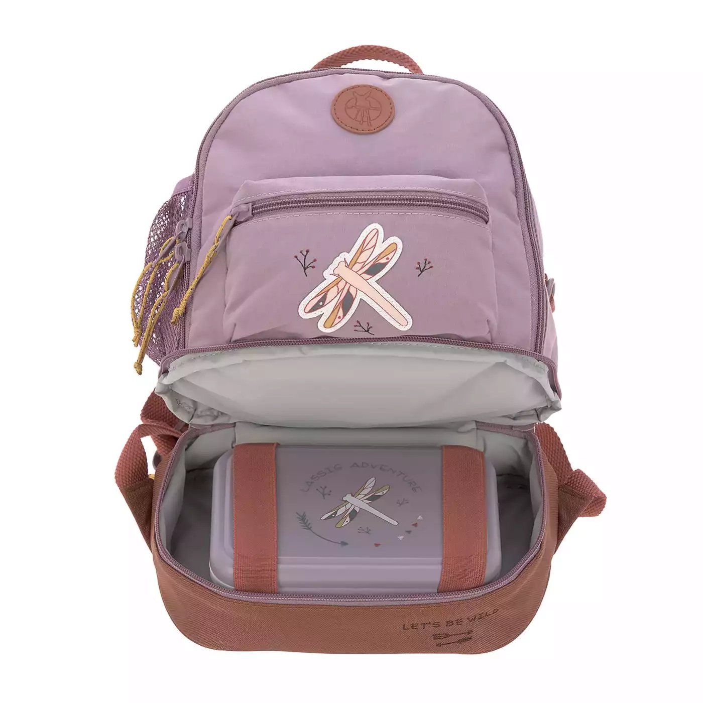 Kinderrucksäcke, LÄSSIG, Lila – Produktansicht