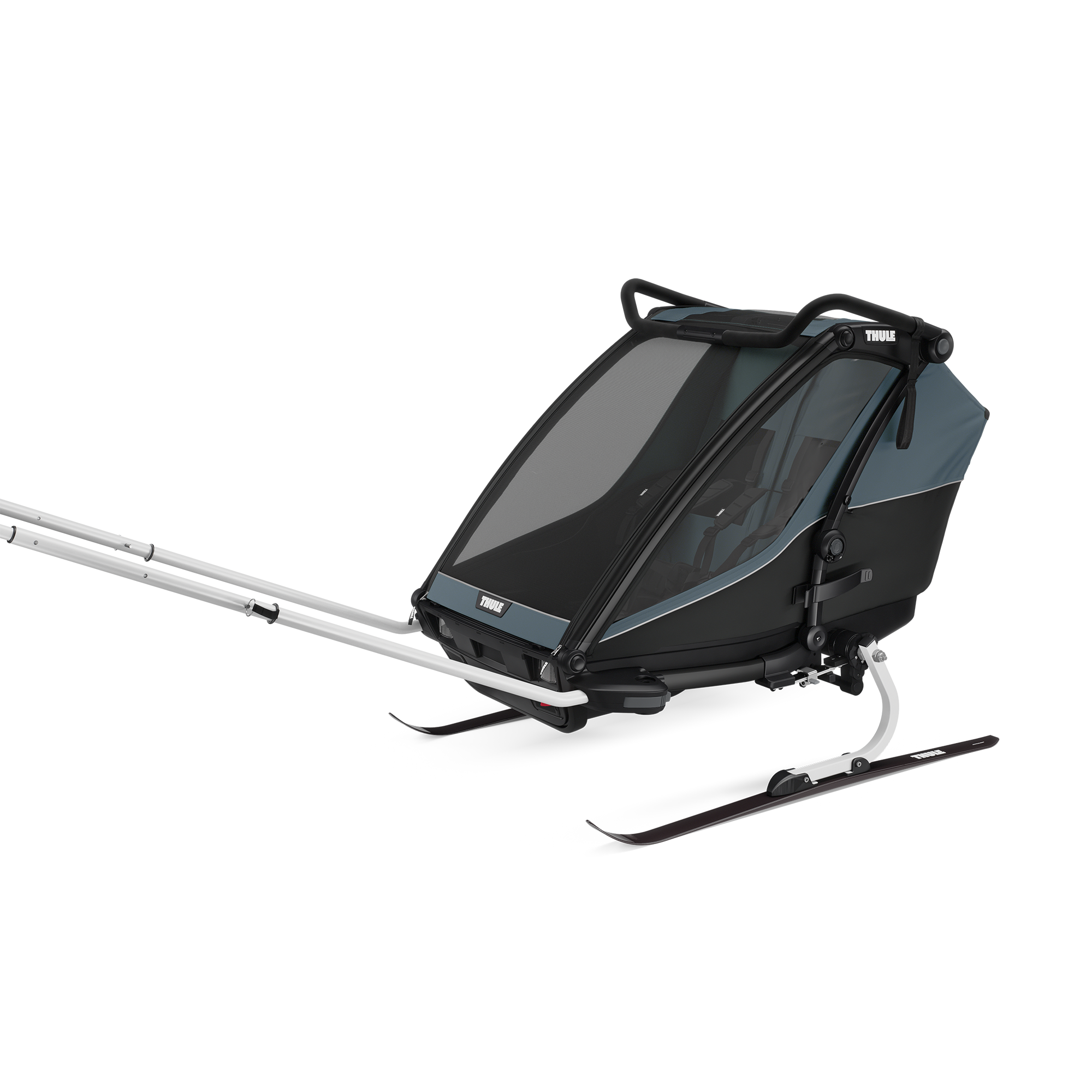 Fahrradanhänger, THULE, Grau – Produktansicht