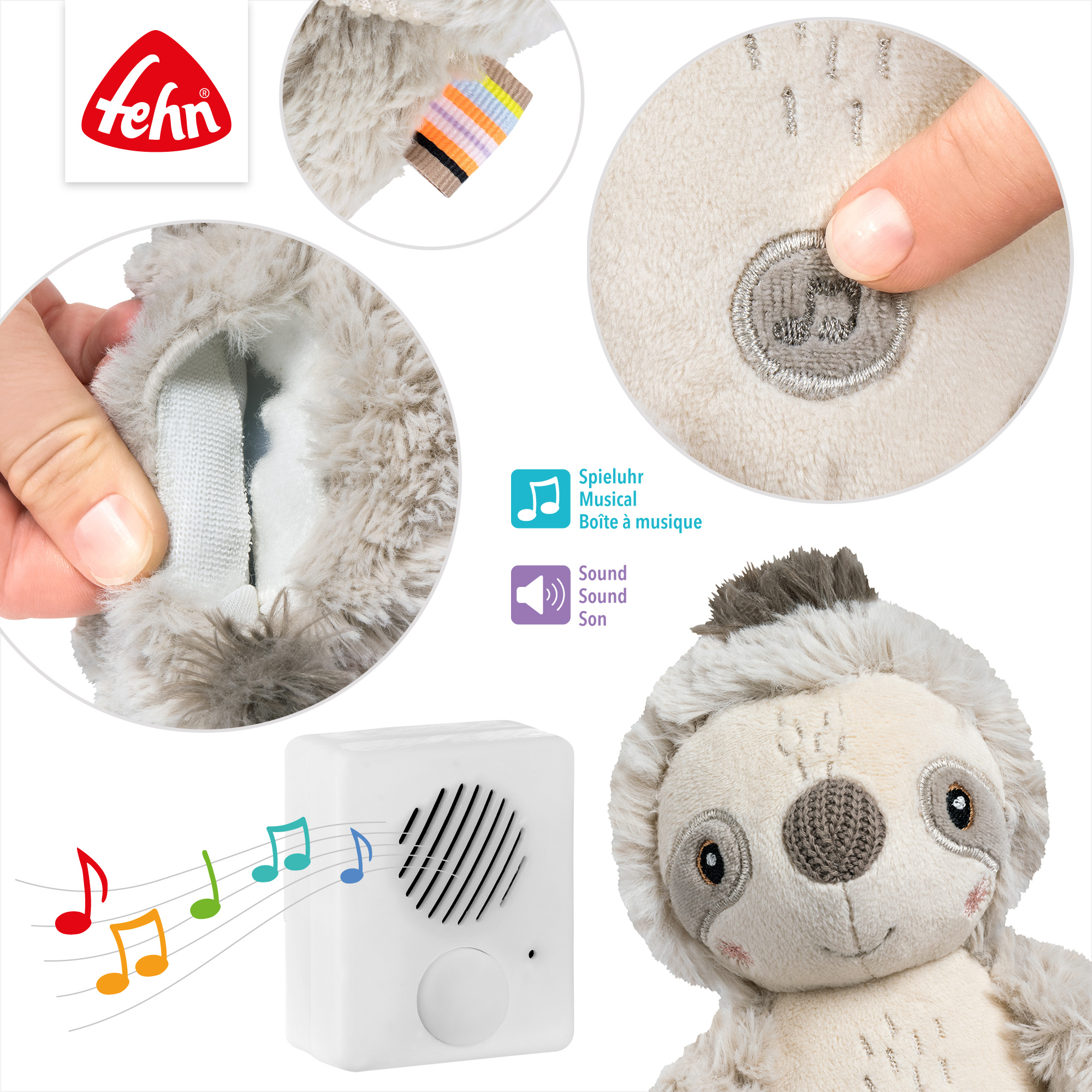 Einschlafhilfen, fehn, Grau – Produktansicht