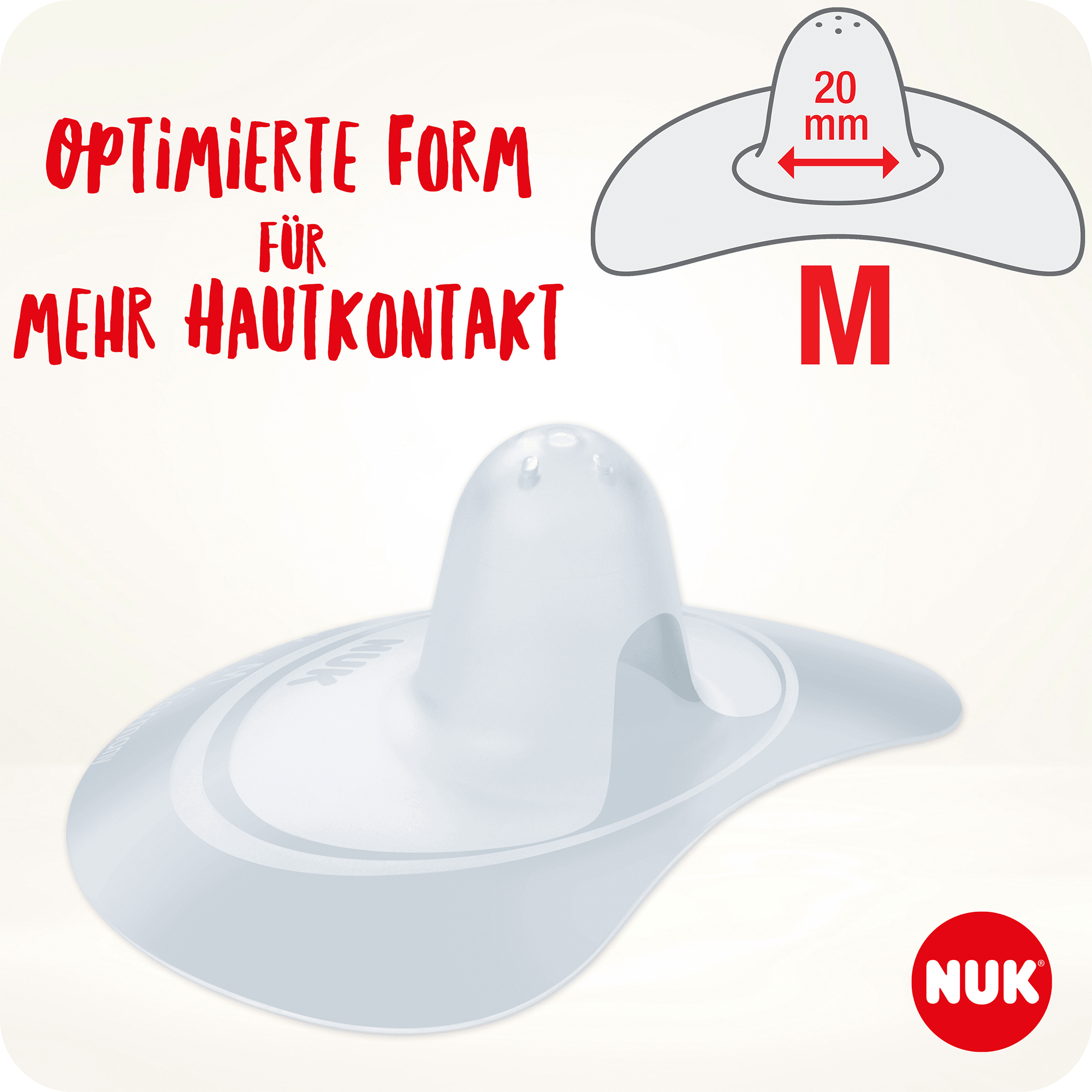 Stillhütchen, NUK, Transparent – Produktansicht
