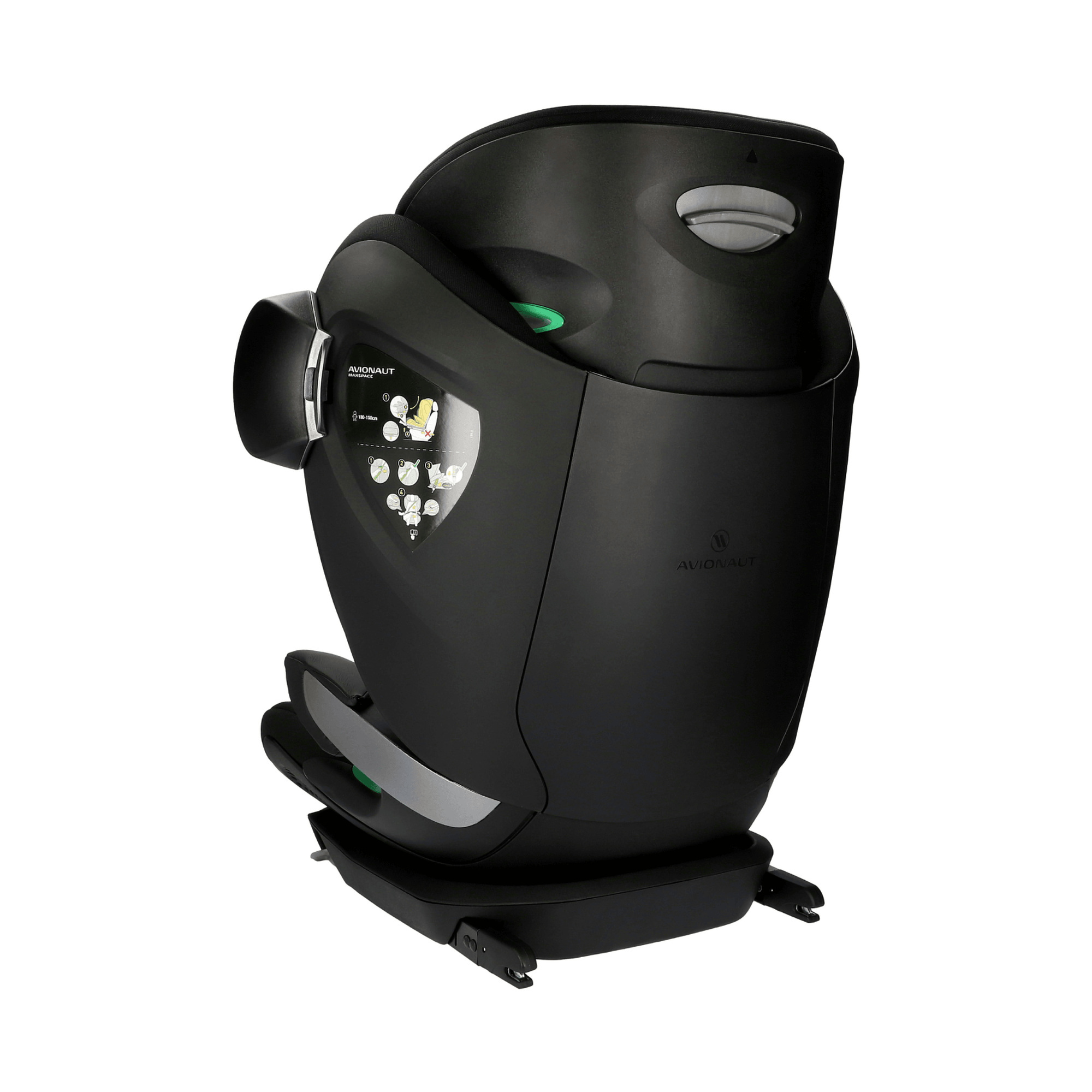 Kindersitze 15-36 kg, Gruppe 2/3, AVIONAUT, Schwarz – Produktansicht