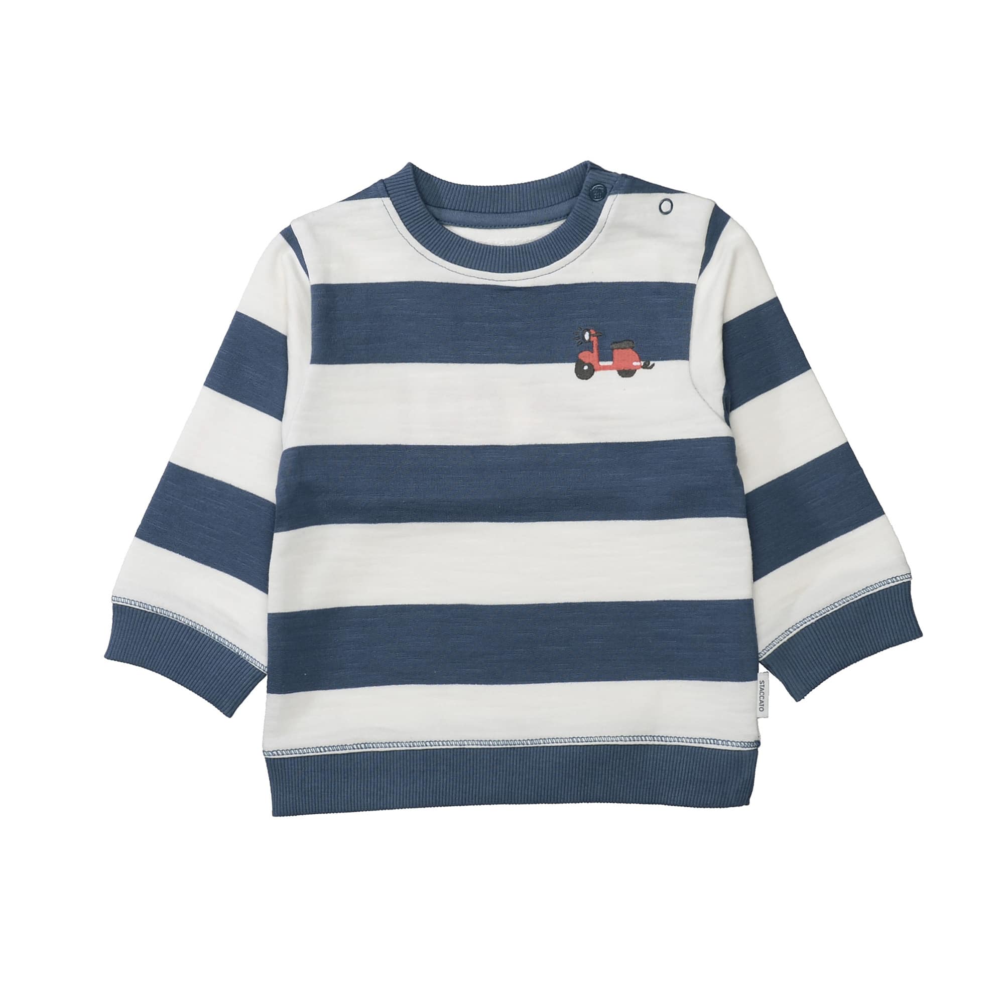 Pullover & Sweatshirts, STACCATO, Mehrfarbig – Besonderheit: aus 100% Baumwolle