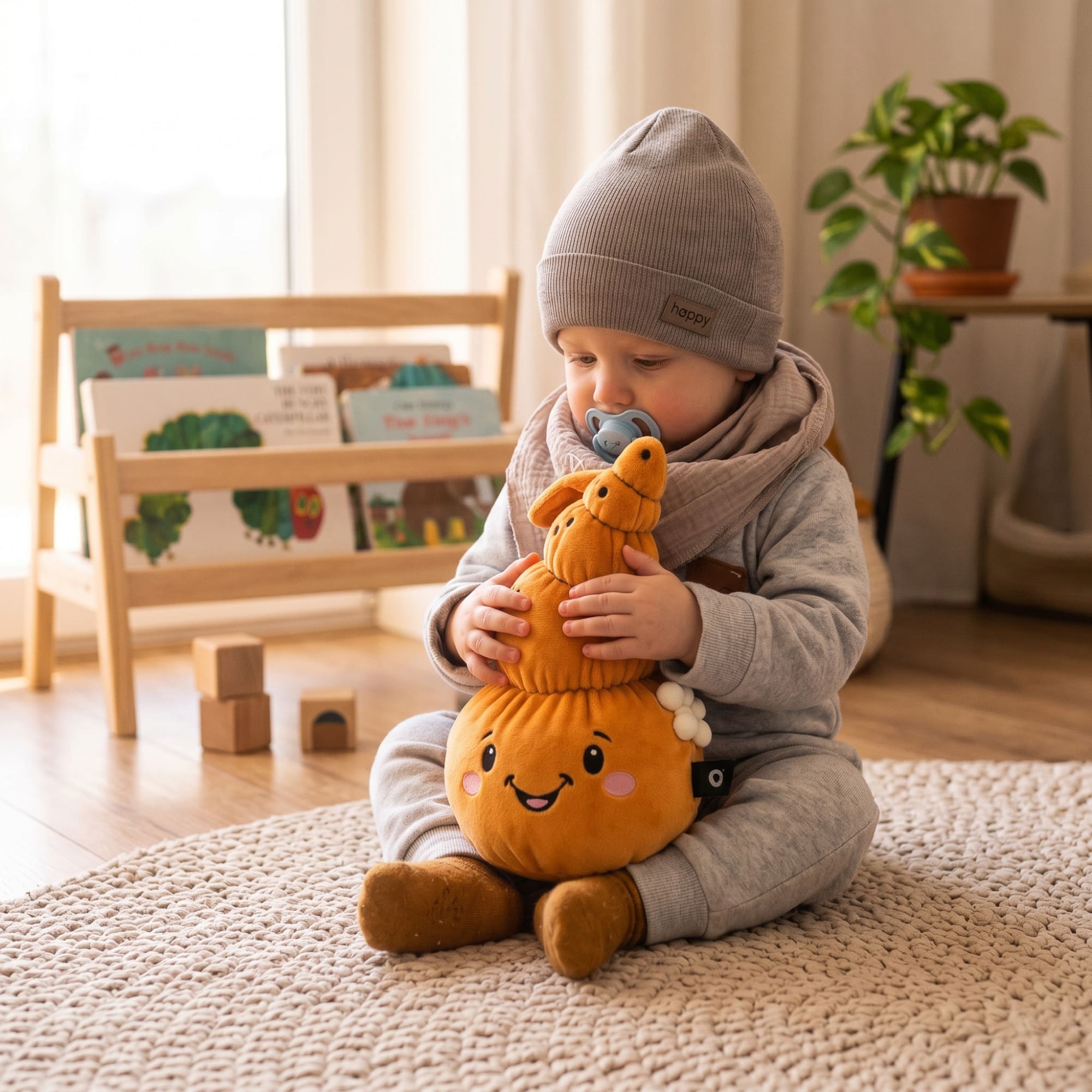 Kuscheltiere, Lenabo, Orange – Besonderheit: kann mit separat erhältlichem Smart Speaker auch als Audiobegleiter genutzt werden