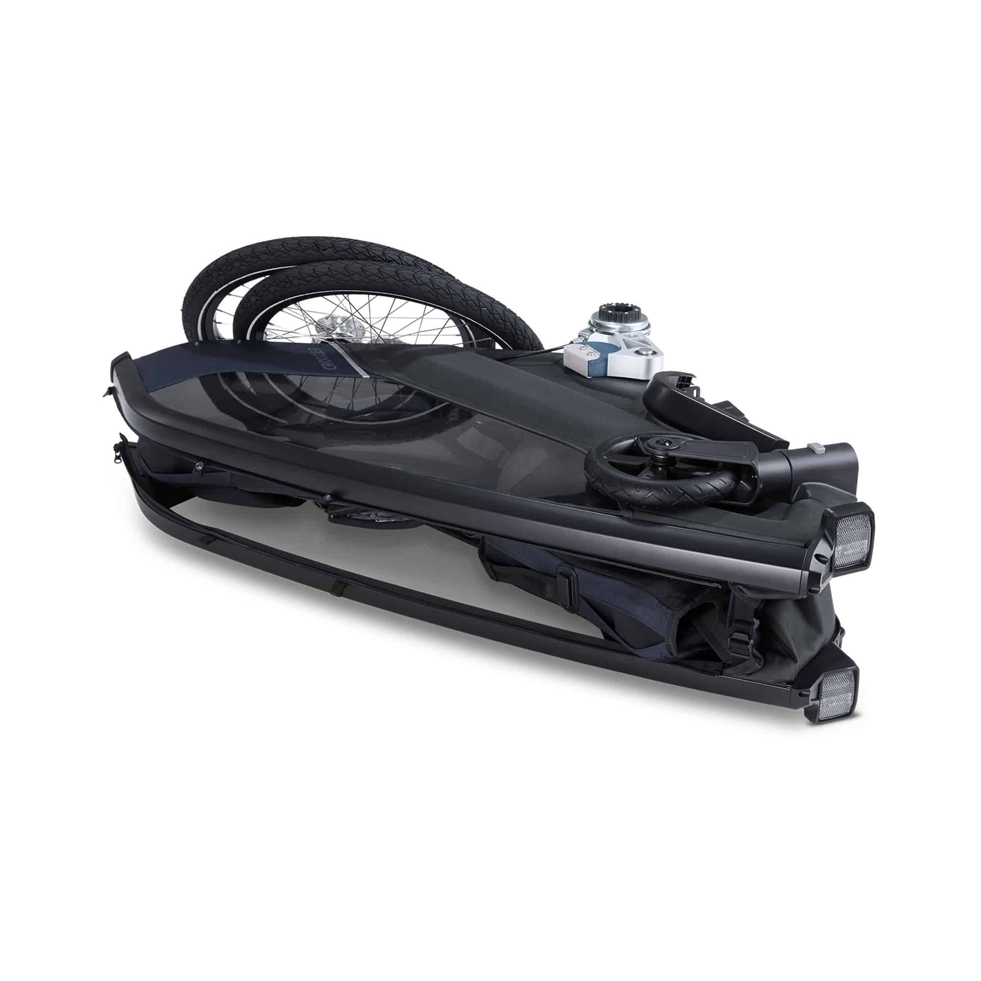 Fahrradanhänger, Croozer, Blau – Produktansicht