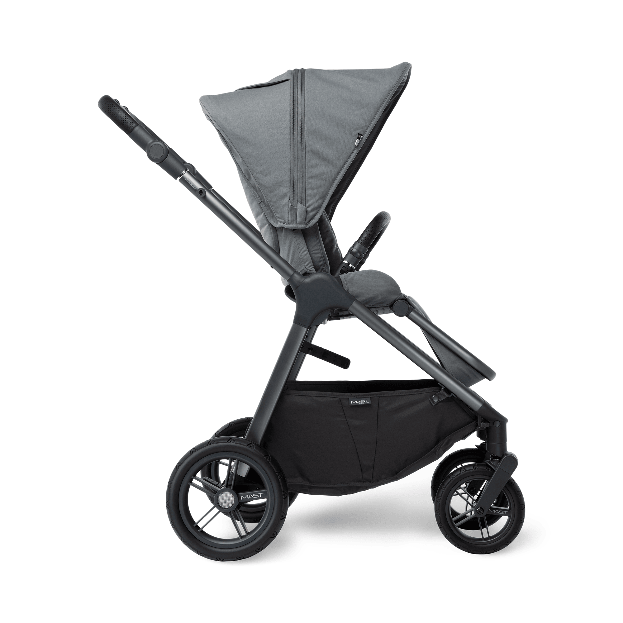 Kombi-Kinderwagen, MAST, Grau – Produktansicht