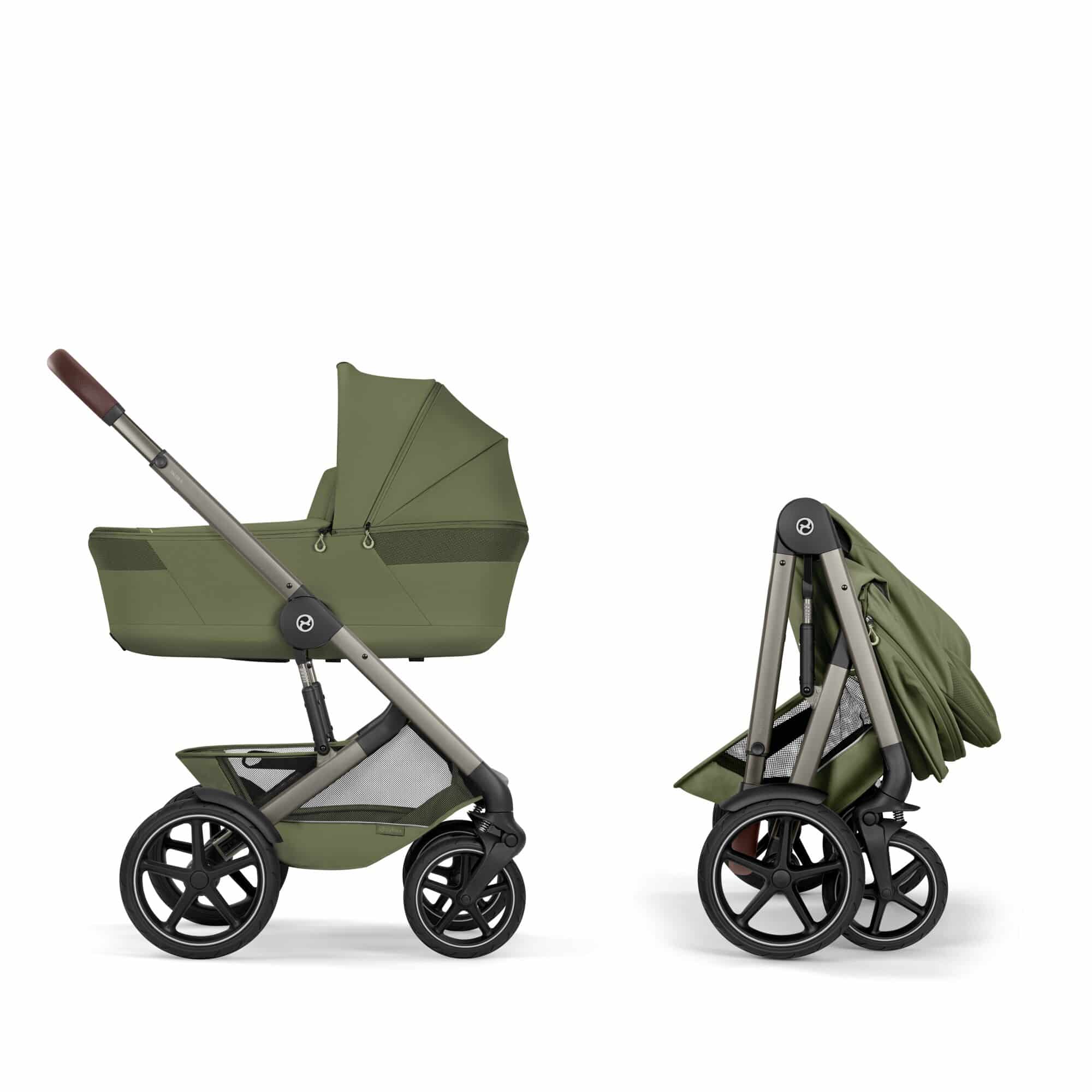 Kombi-Kinderwagen, cybex, Grün – Produktansicht