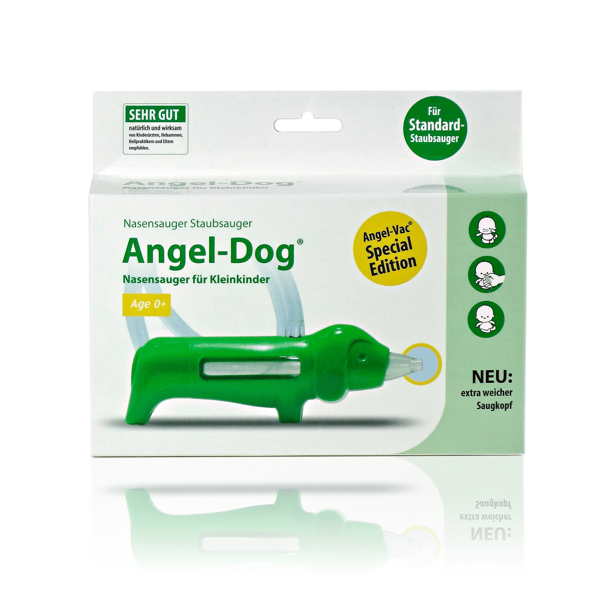 Nasensauger Angel-Dog Angel-Vac Grün 2000582715505 1