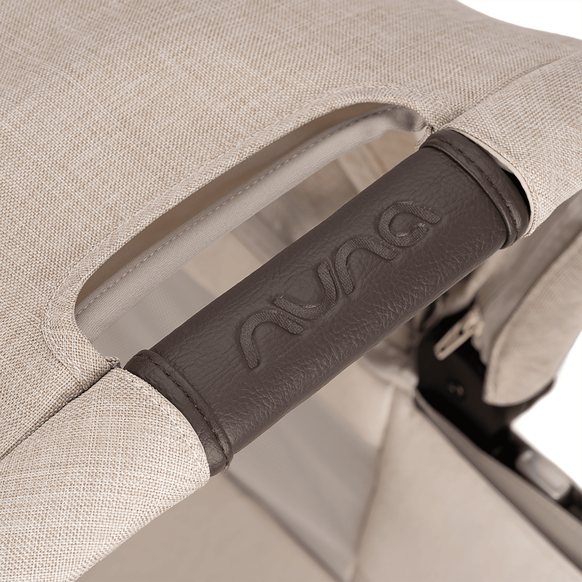 Kombi-Kinderwagen, nuna, Beige – Produktansicht