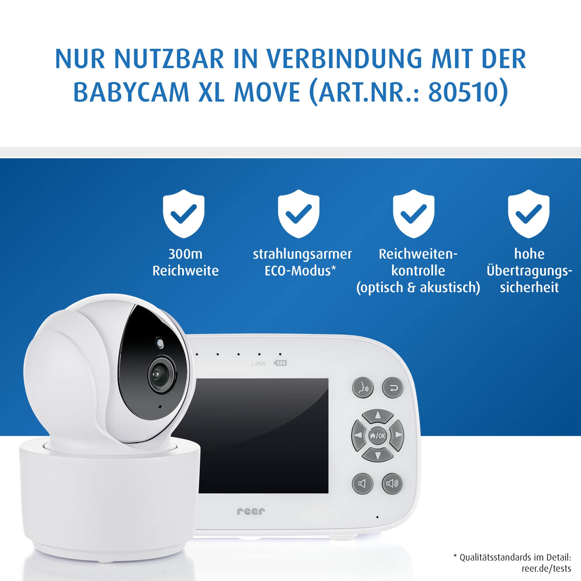 Video Babyphone, reer, Weiß – Produktansicht