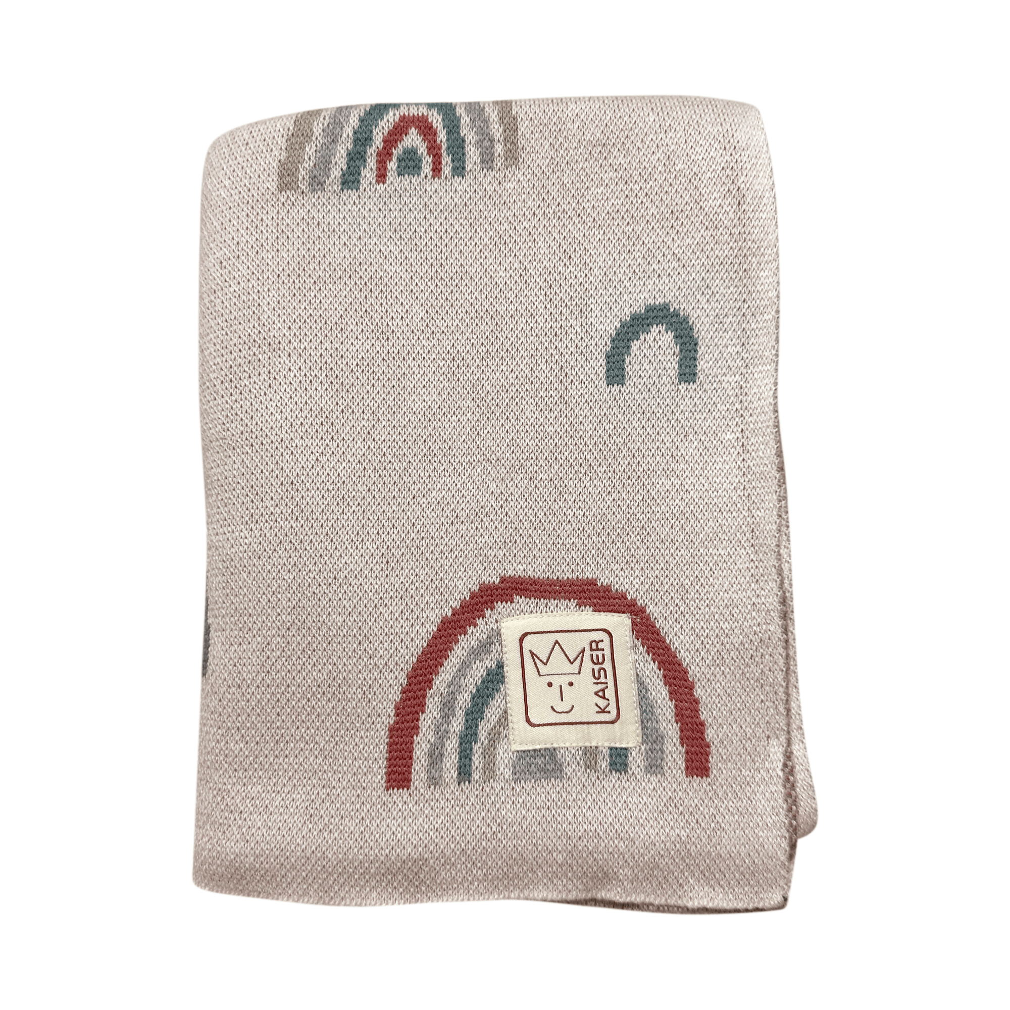 Strickdecken, KAISER, Beige – Produktansicht