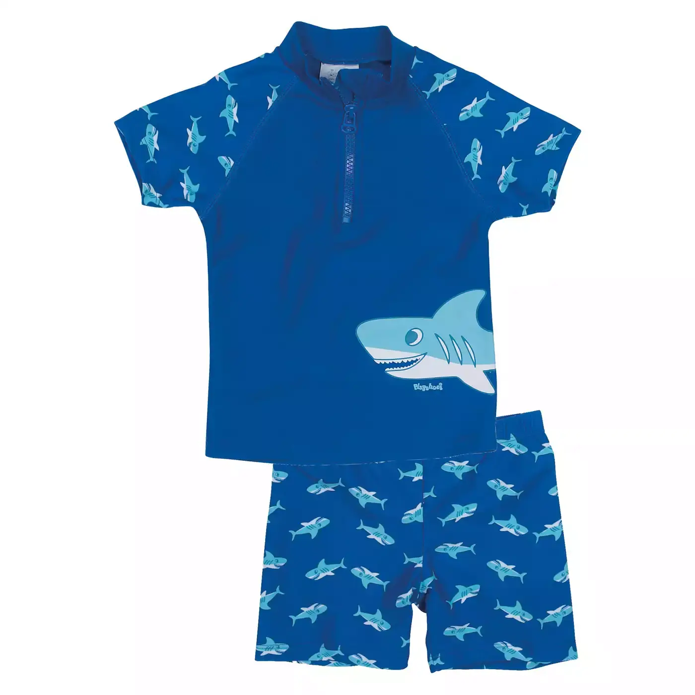 UV-Schutz Bade-Set Hai Playshoes Blau Blau M2000557702608 1
