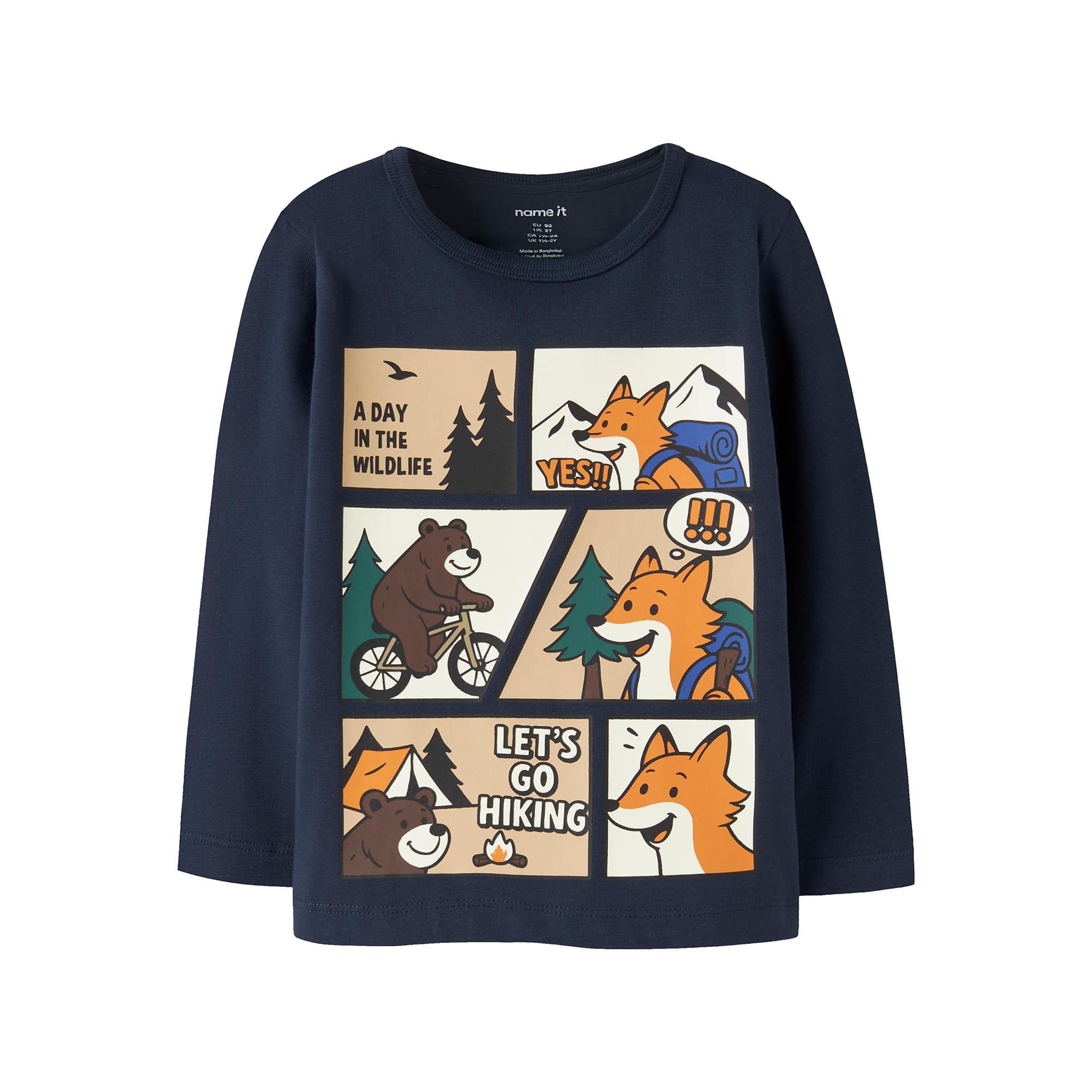 Langarmshirts, name it, Blau – Produktansicht