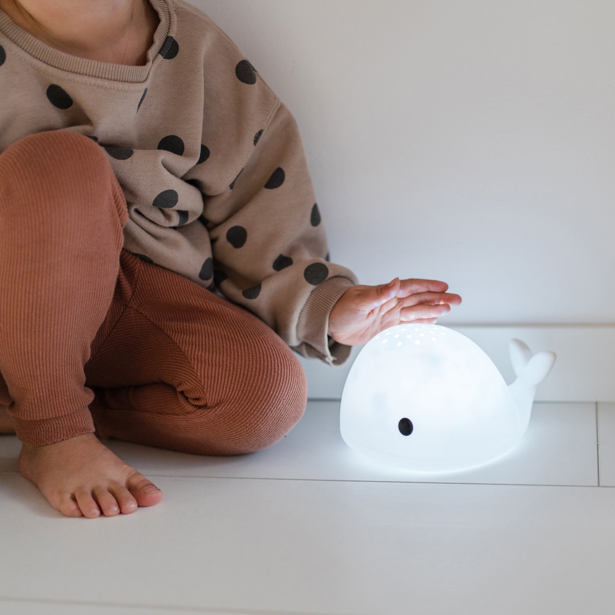 Nachtlichter, Flow Amsterdam, Weiß – Besonderheit: 6 beruhigende Lichtmodi