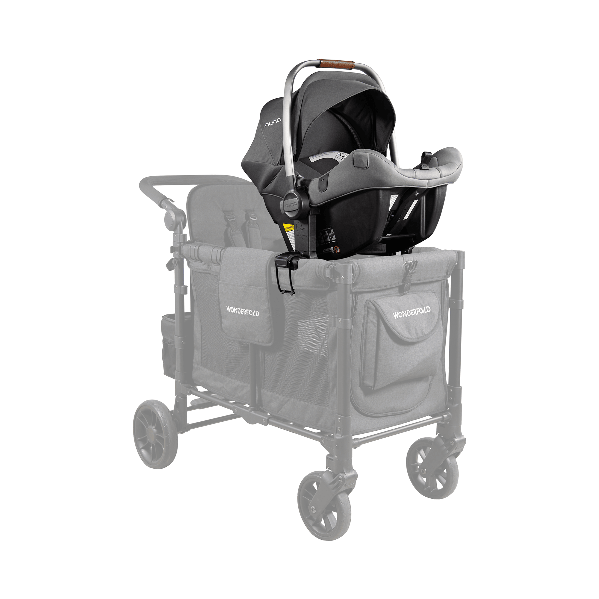 Adapter, WONDERFOLD, Schwarz – Produktansicht