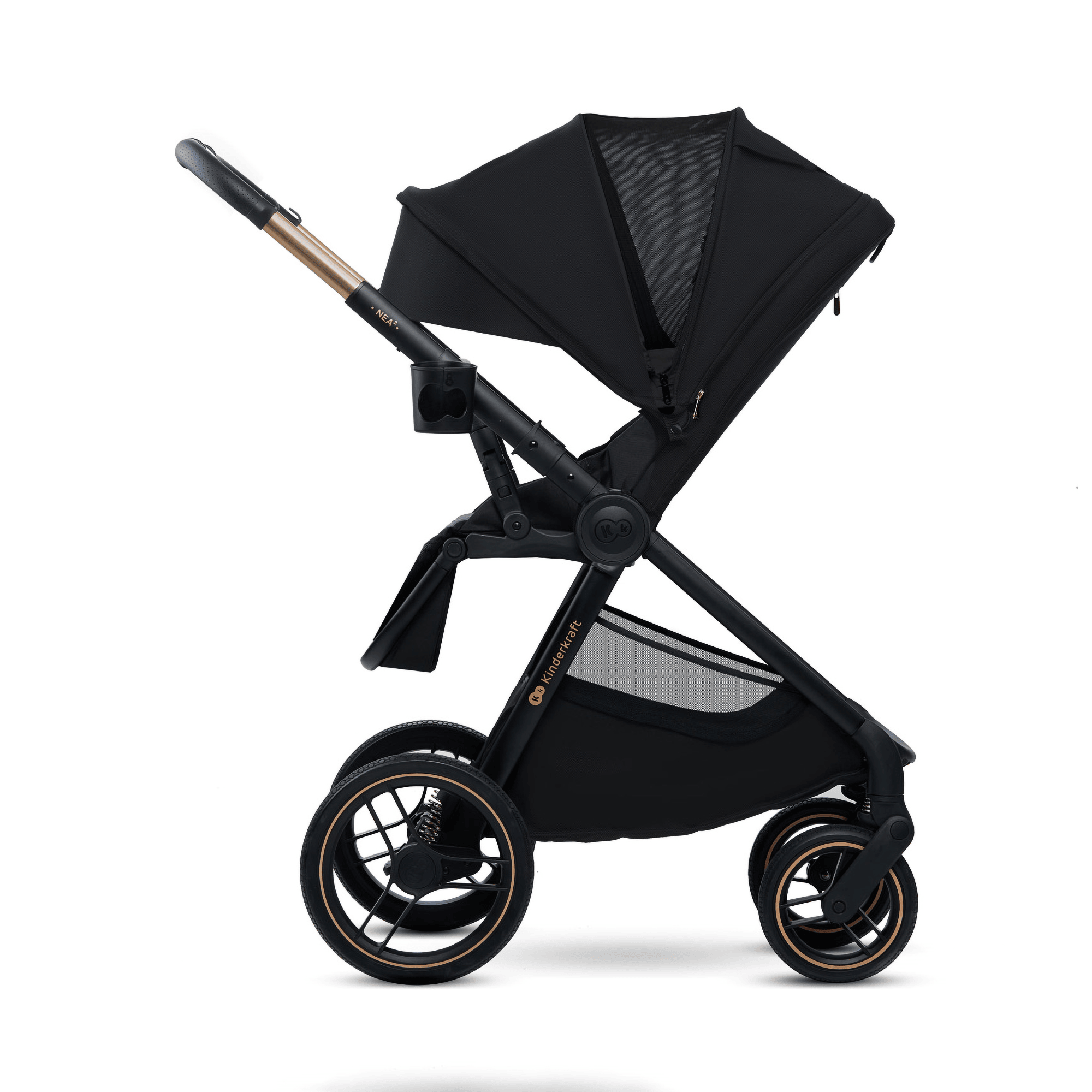 Kombi-Kinderwagen, Kinderkraft, Schwarz – Produktansicht