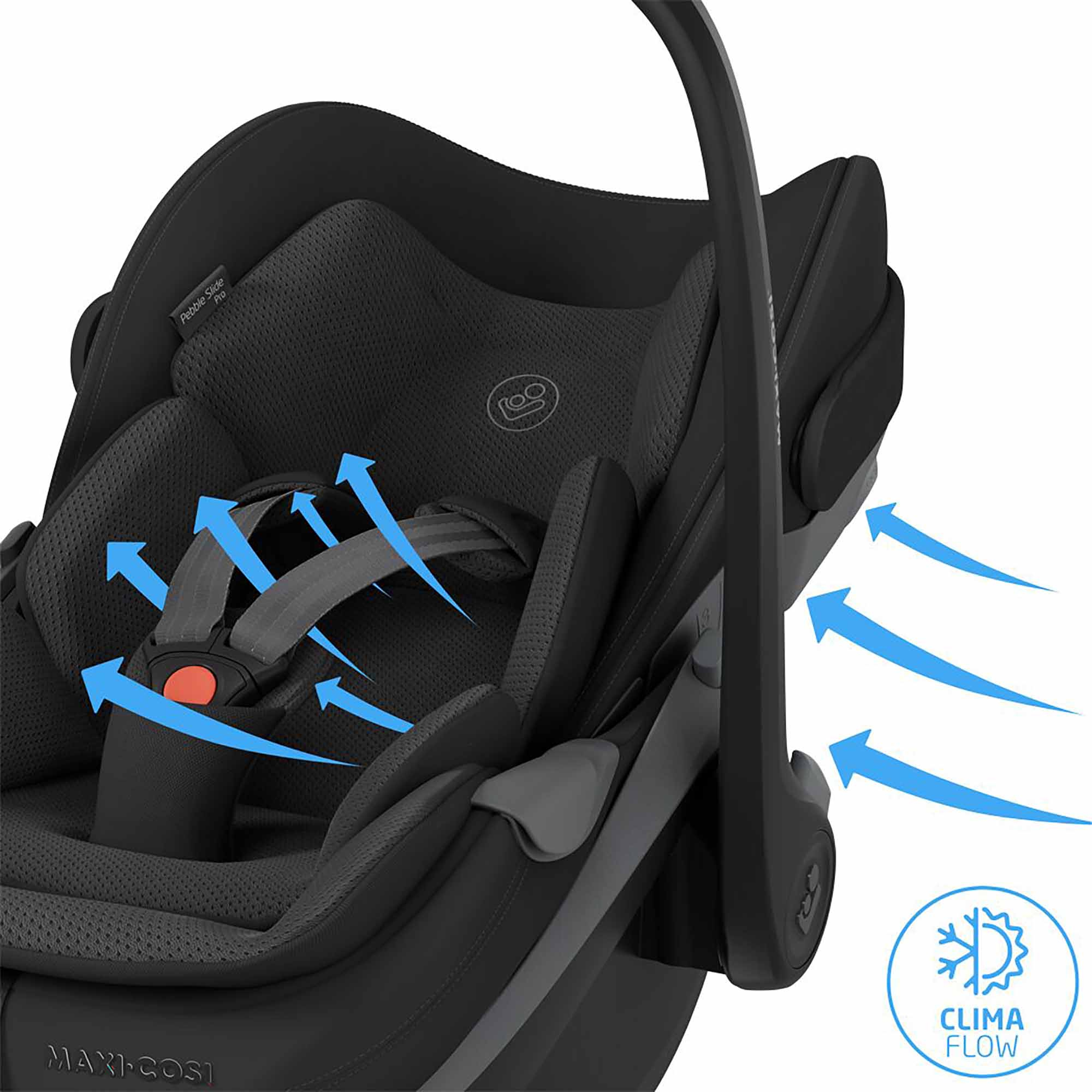 Babyschalen 0-13 kg, Gruppe 0+, MAXI-COSI Premium, Schwarz – Produktansicht