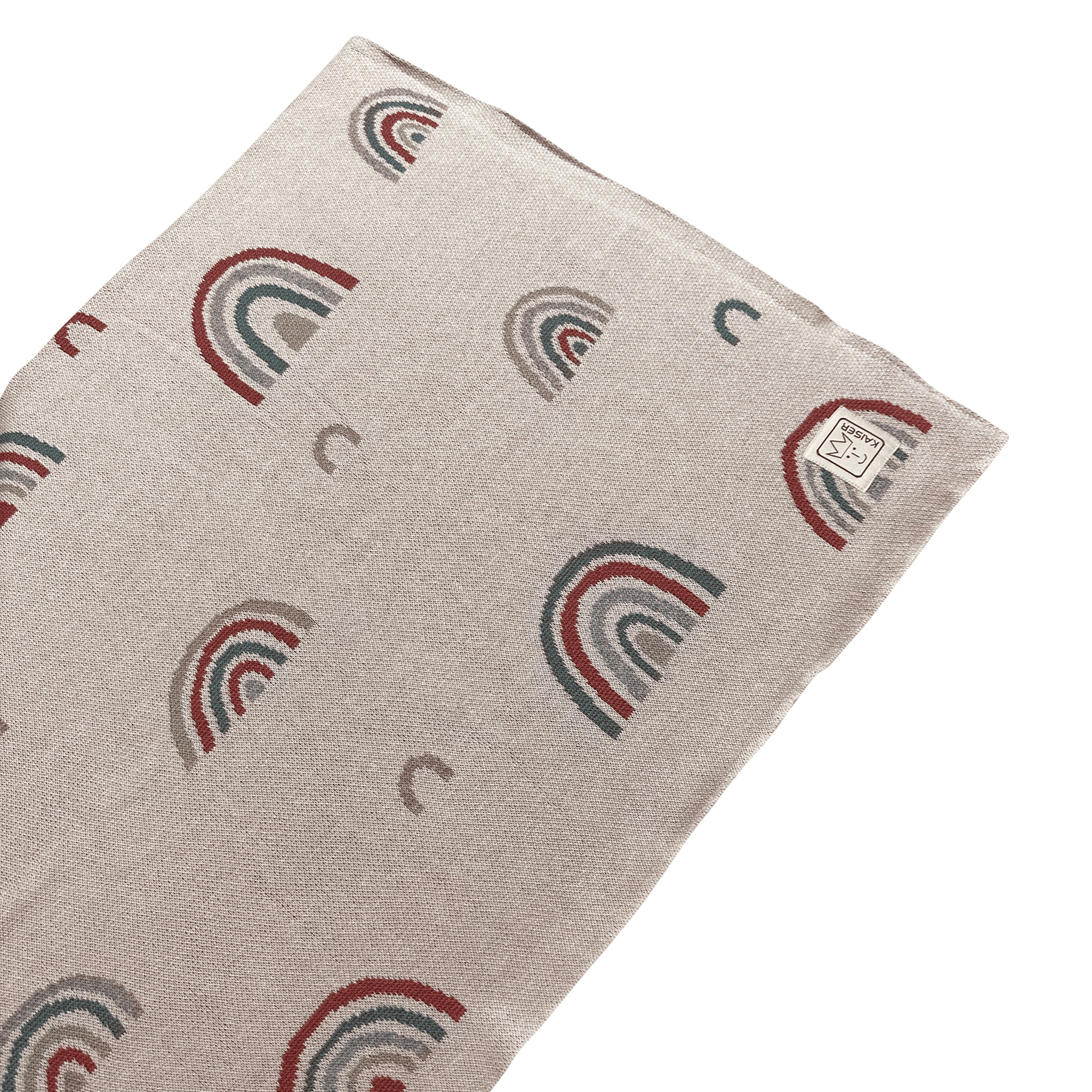 Strickdecken, KAISER, Beige – Produktansicht