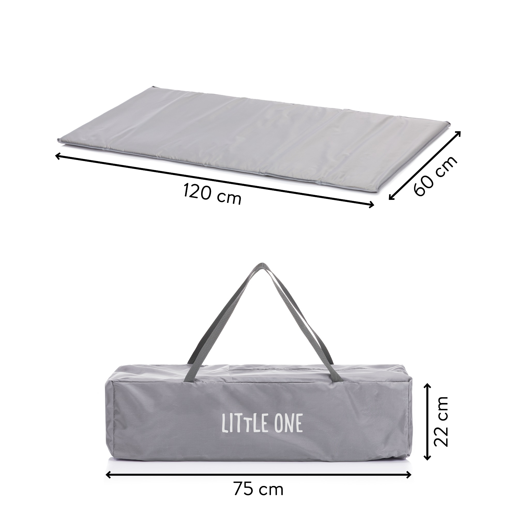 Reisebetten & Zubehör, LITTLE ONE, Grau – Produktansicht