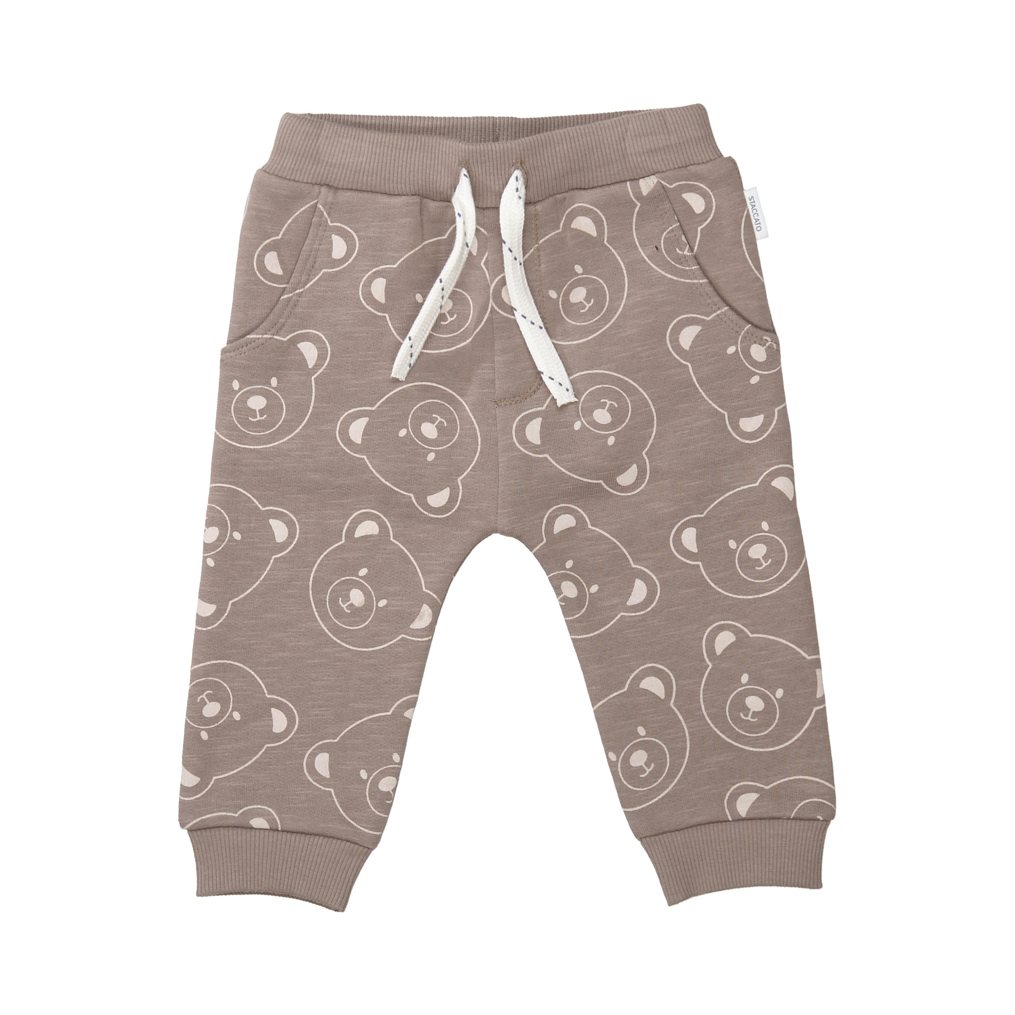 Jogginghosen, STACCATO, Braun – Besonderheit: 100% Baumwolle