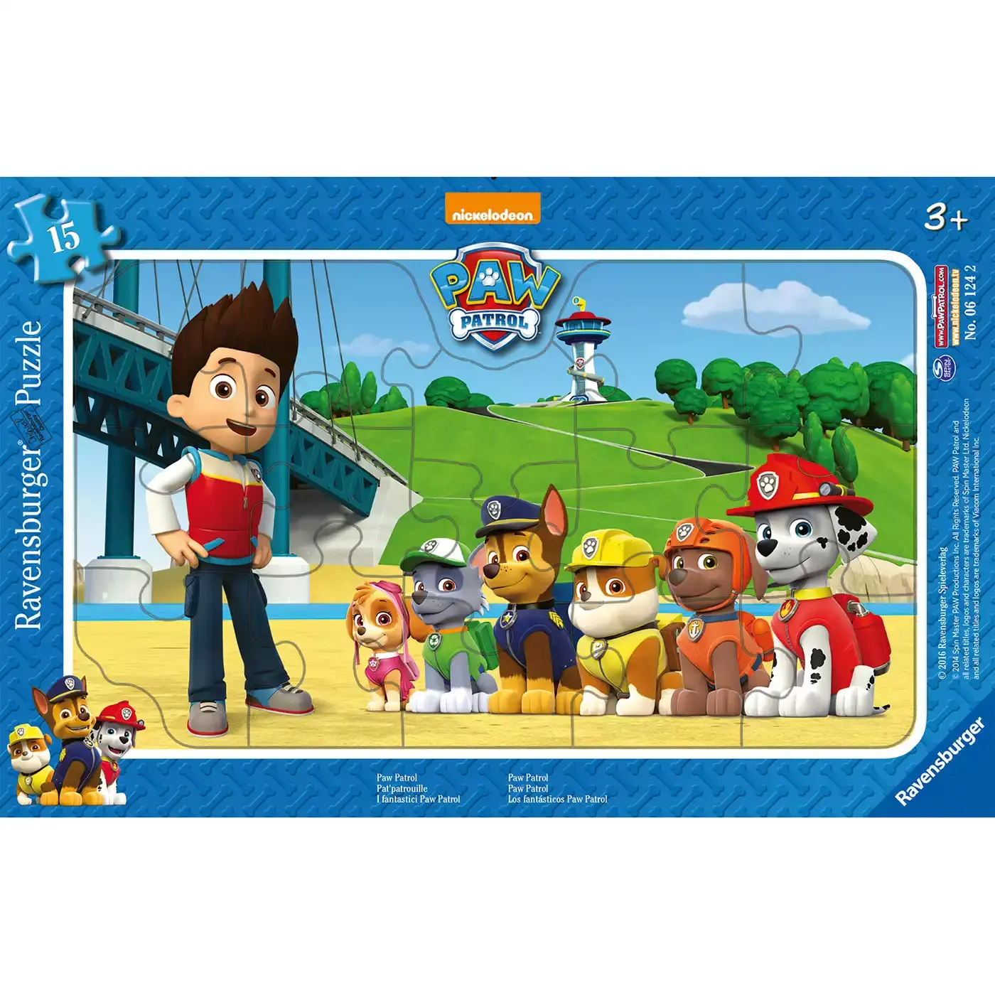 Kinderpuzzle Paw Patrol Ravensburger 2000574458816 3