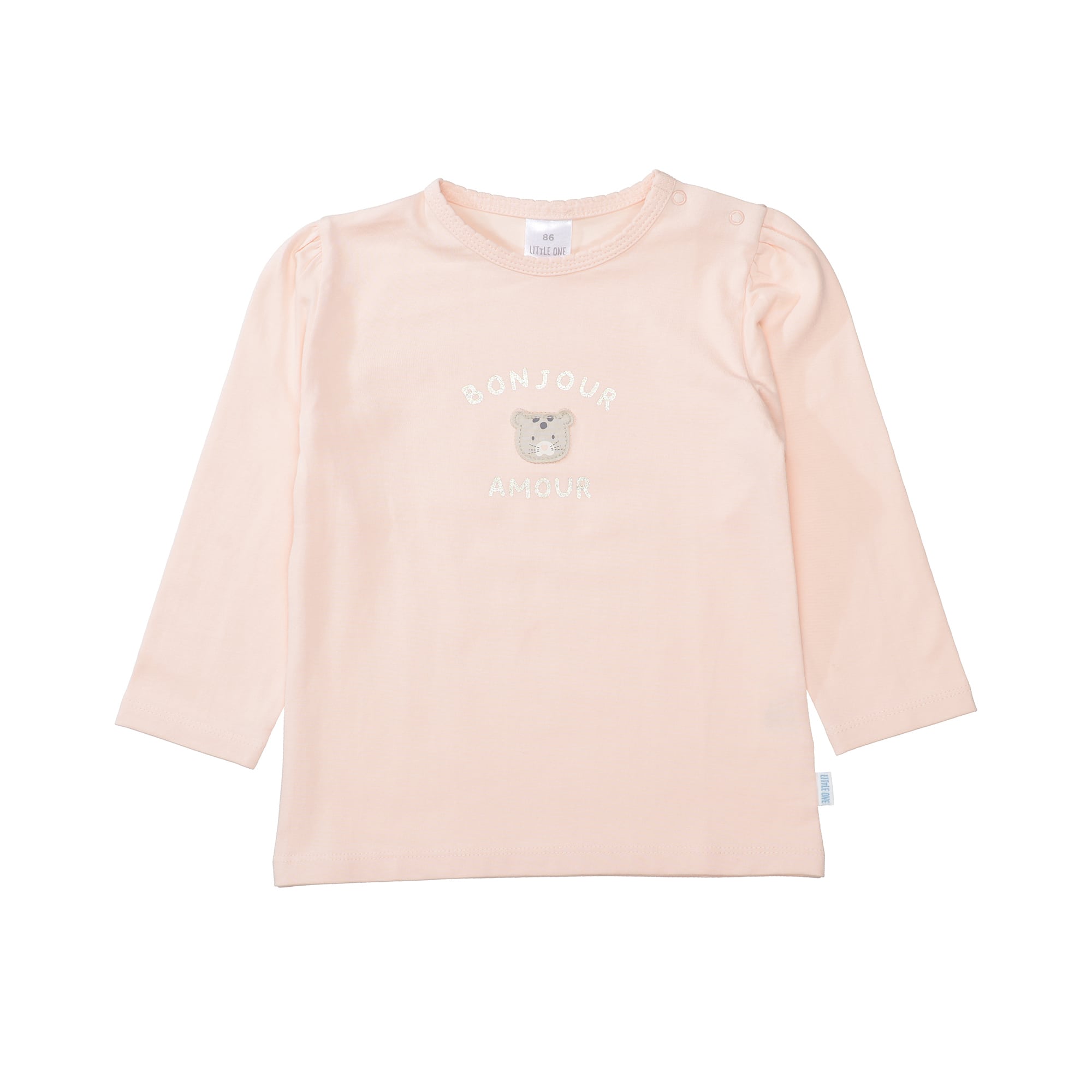 Langarmshirts, LITTLE ONE, Orange – Besonderheit: aus 95% Baumwolle