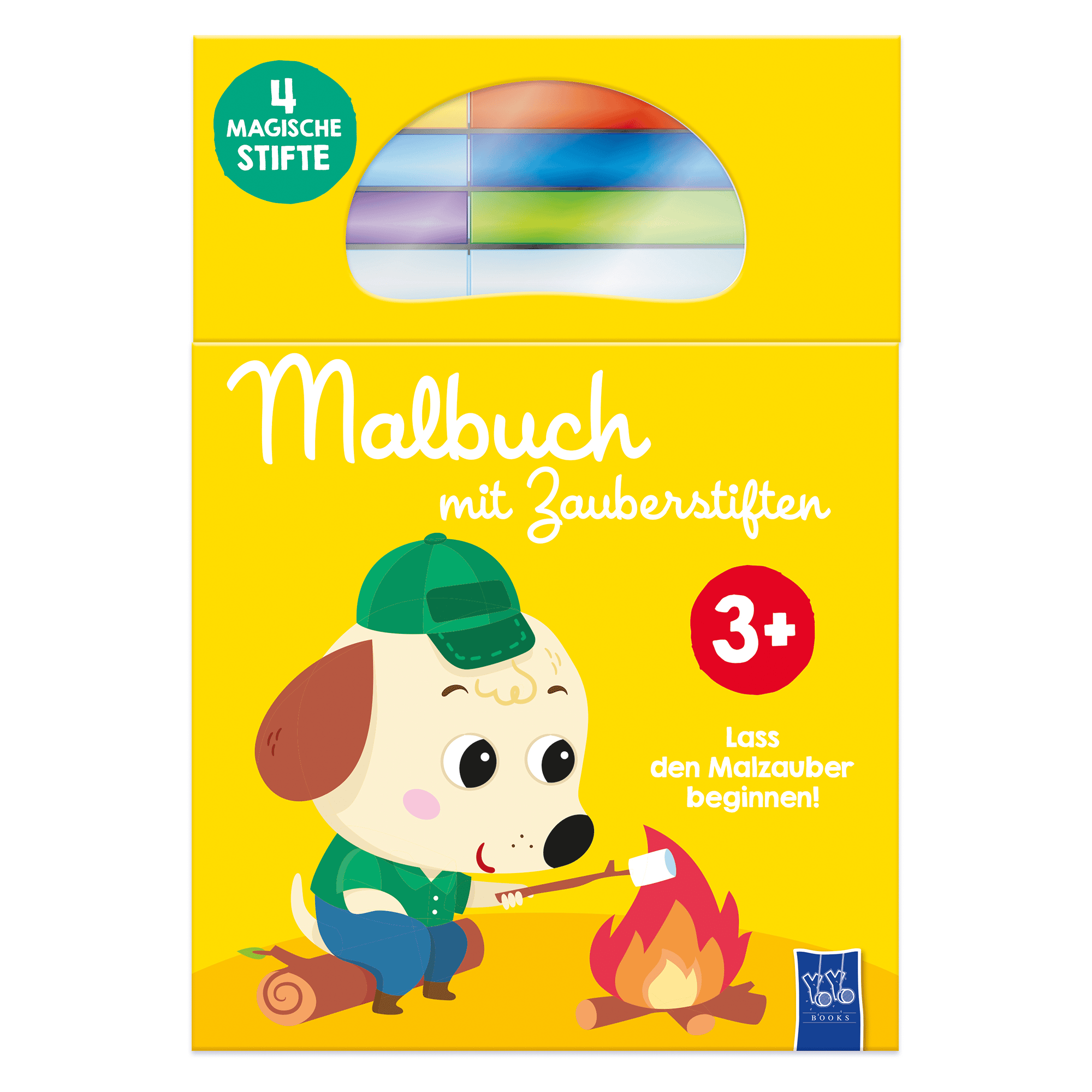 Malbuch mit Zauberstiften - Hund Yoyo Books Mehrfarbig 2000584479108 1