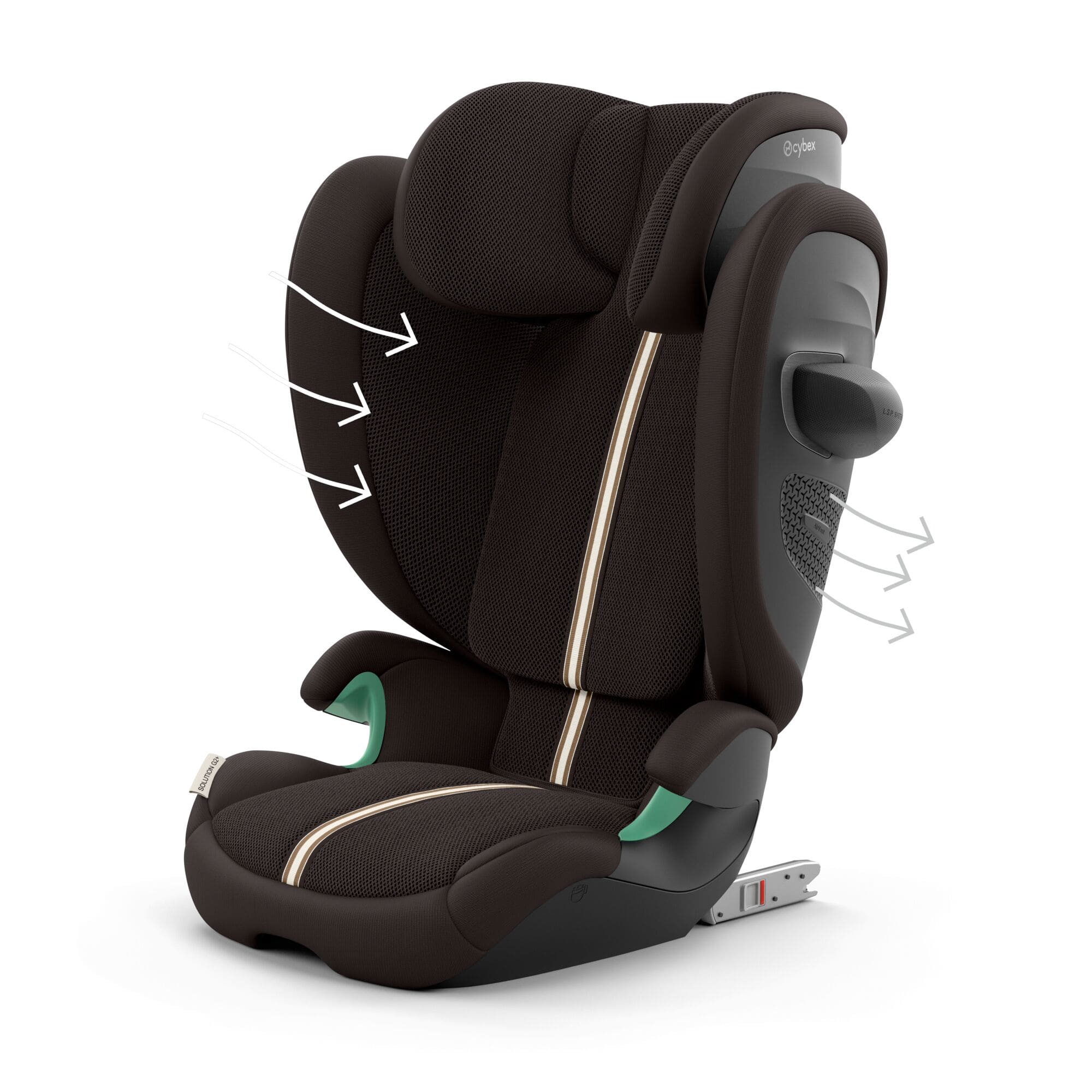 Kindersitze 15-36 kg, Gruppe 2/3, cybex, Braun – Produktansicht