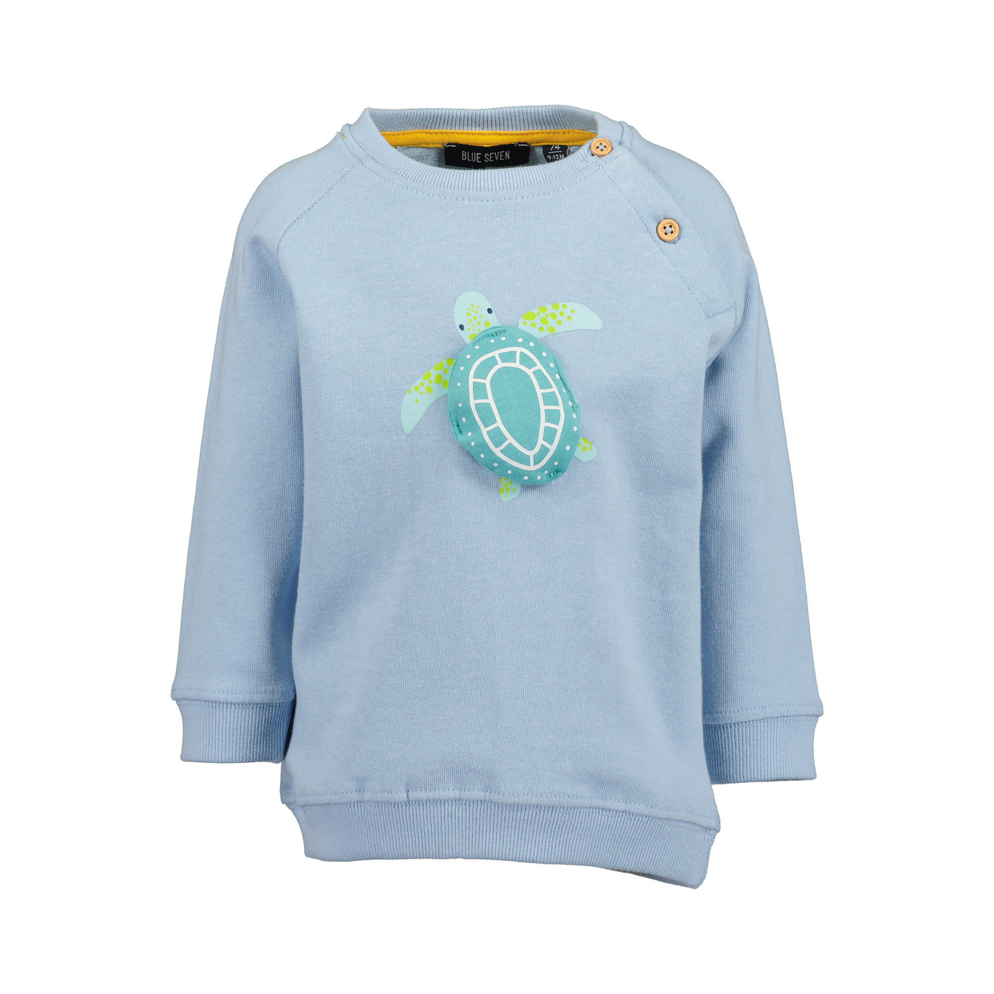 Pullover & Sweatshirts, blue seven, Blau – Besonderheit: aus 100% Baumwolle