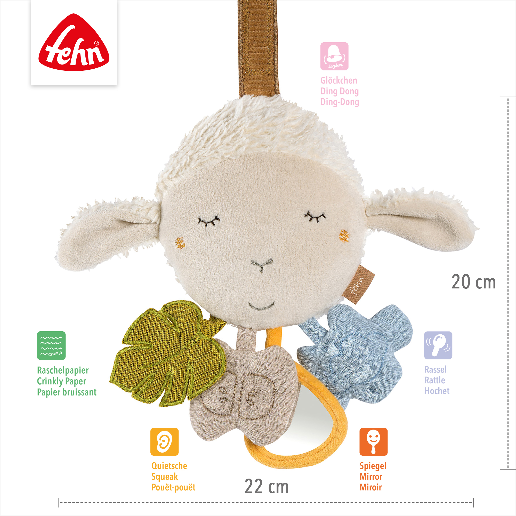 Rasseln & Greiflinge, fehn, Mehrfarbig – Produktansicht