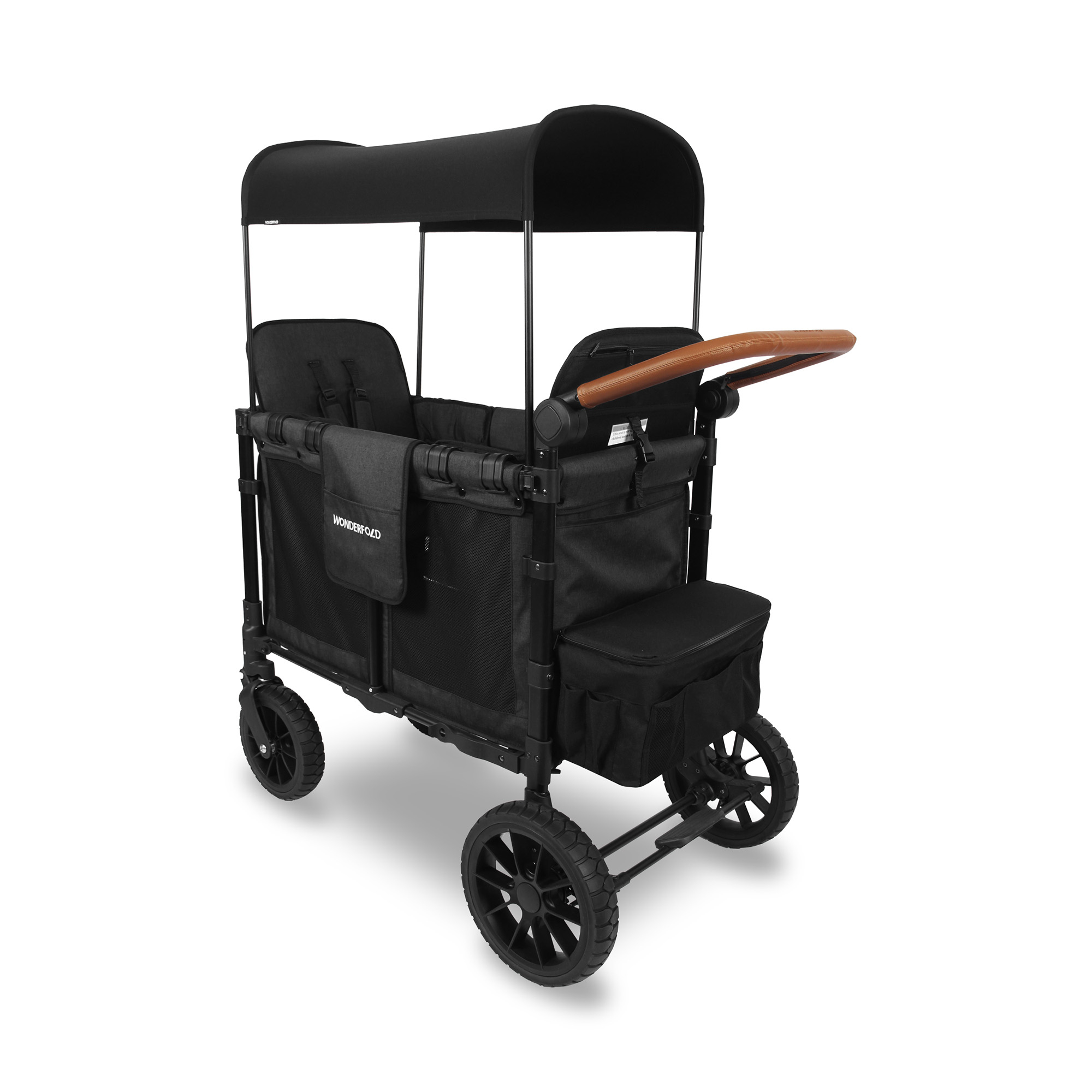 Zwillingswagen & Geschwisterwagen, WONDERFOLD, Schwarz – Produktansicht
