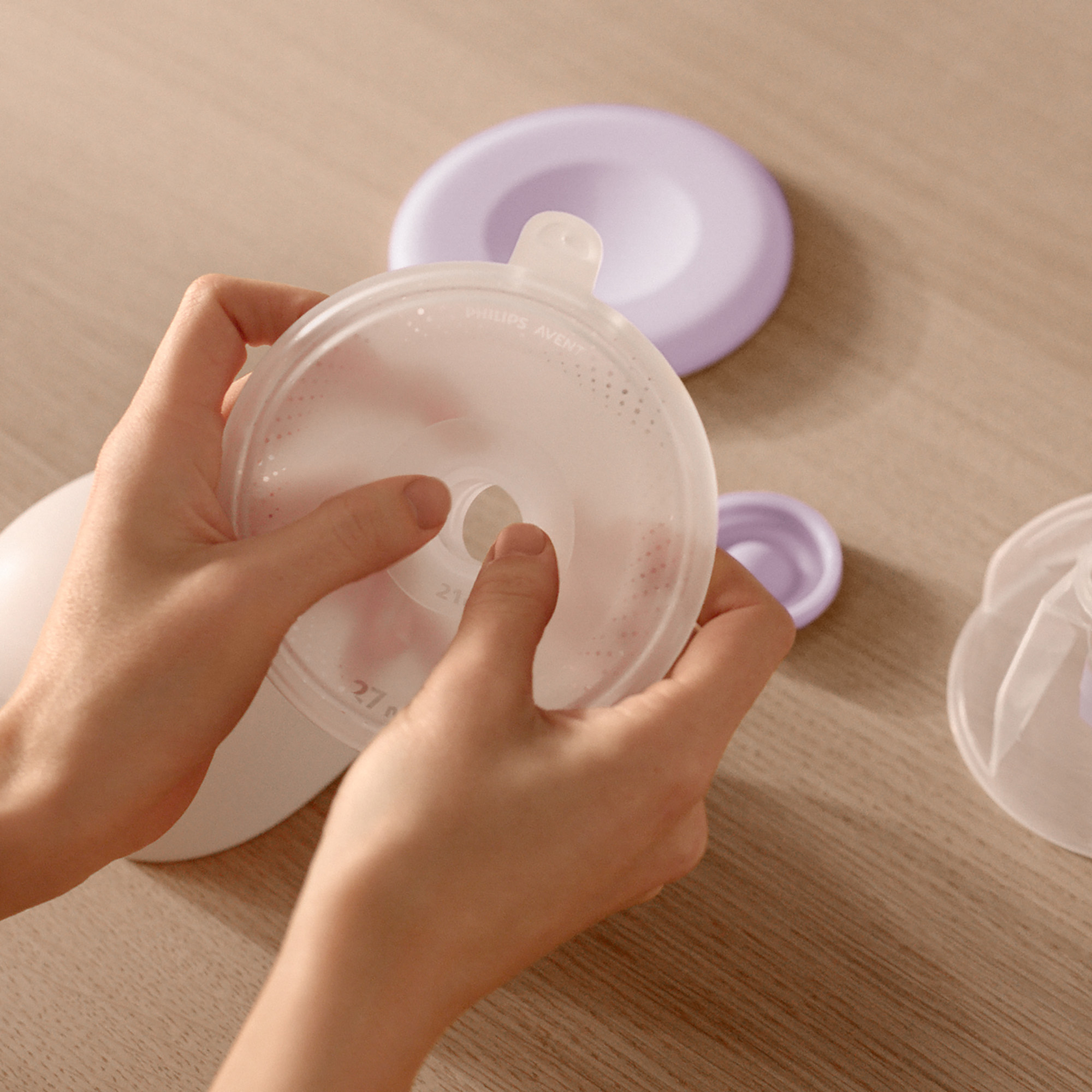 Hands Free Milchpumpen, PHILIPS AVENT, Weiß – Produktansicht