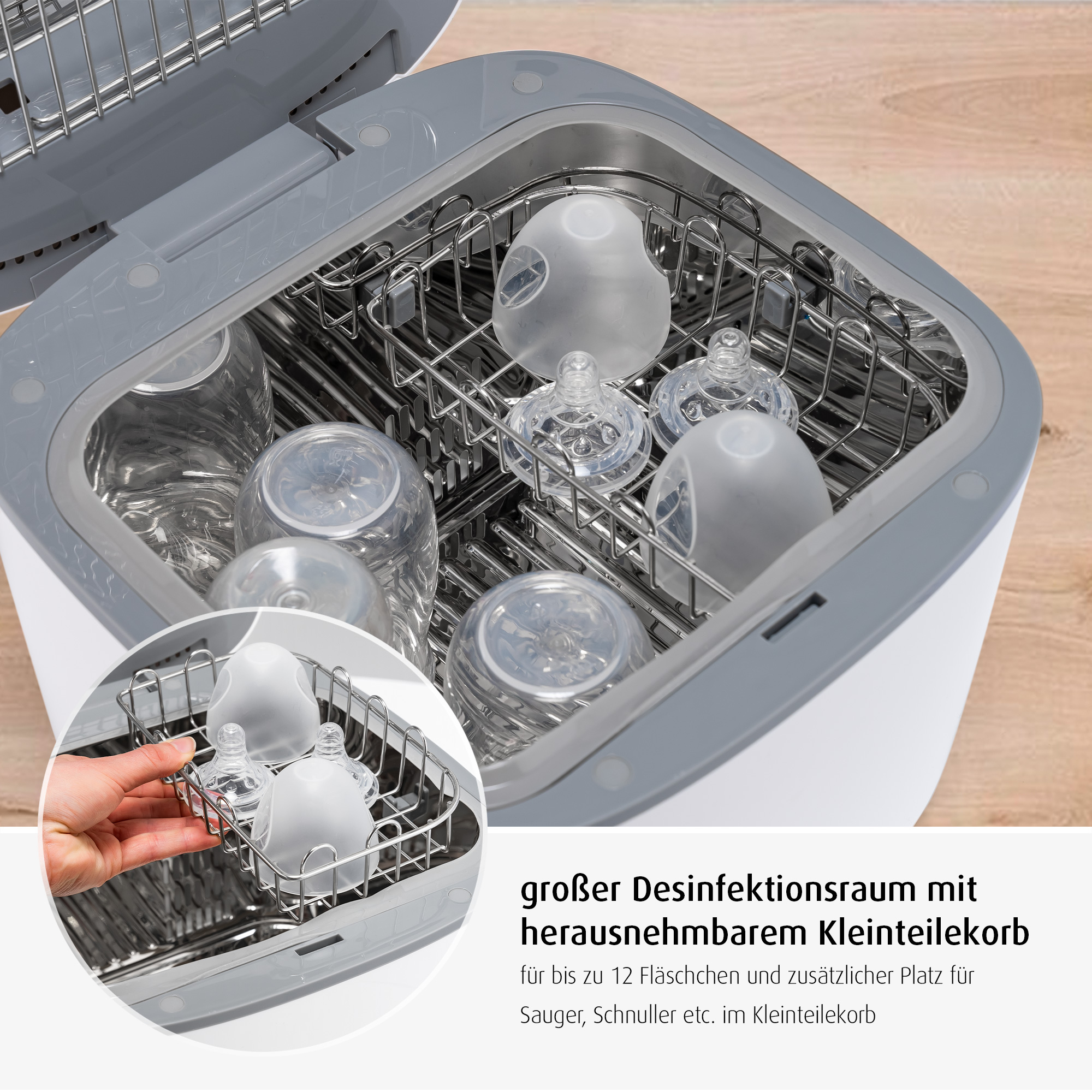 Vaporisatoren, reer, Weiß – Produktansicht
