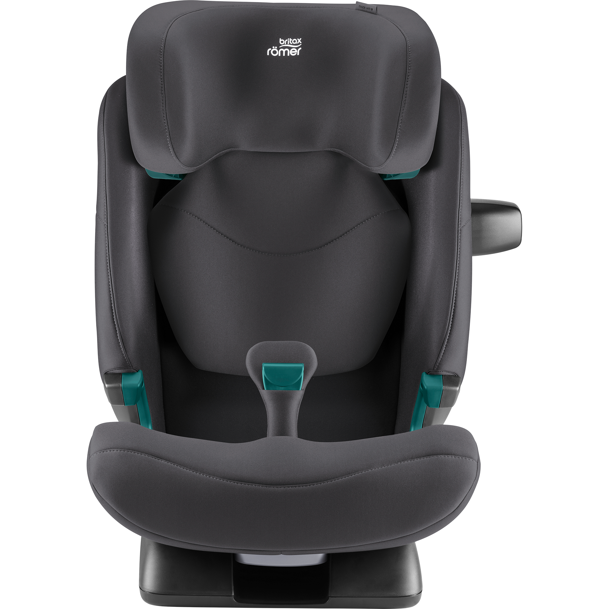 Kindersitze 15-36 kg, Gruppe 2/3, Britax Römer, Grau – Besonderheit: mit nur zwei Klicks ist der SAFEFIX dank ISOFIX Konnektoren installiert, während Anzeigen die korrekte und sichere Befestigung bestätigen 