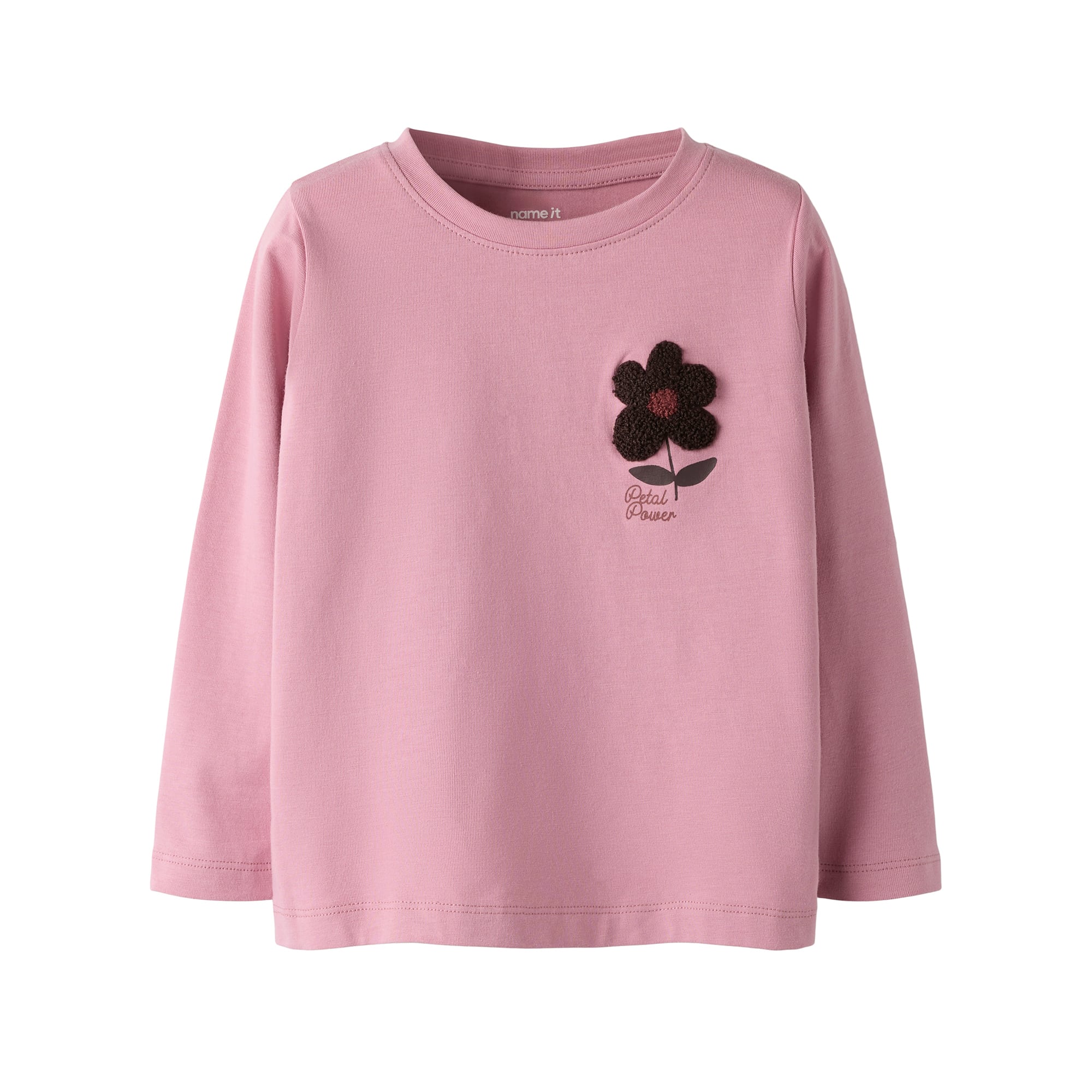 Langarmshirts, name it, Pink – Besonderheit: aus 95% Baumwolle
