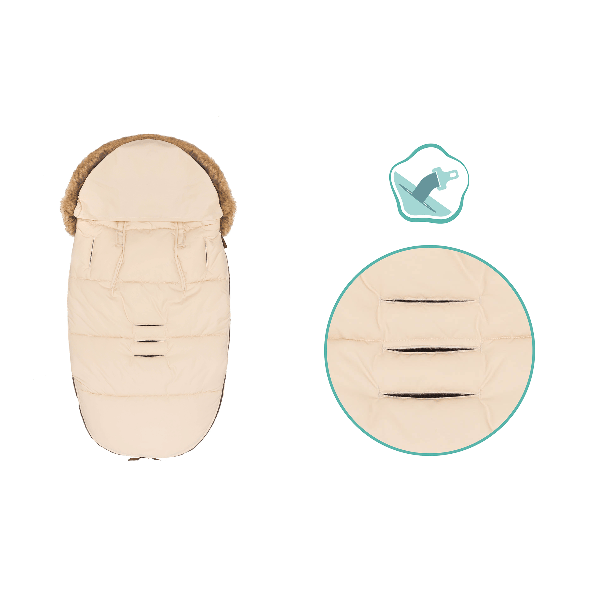 Fußsäcke & Decken, LITTLE ONE, Weiß – Produktansicht