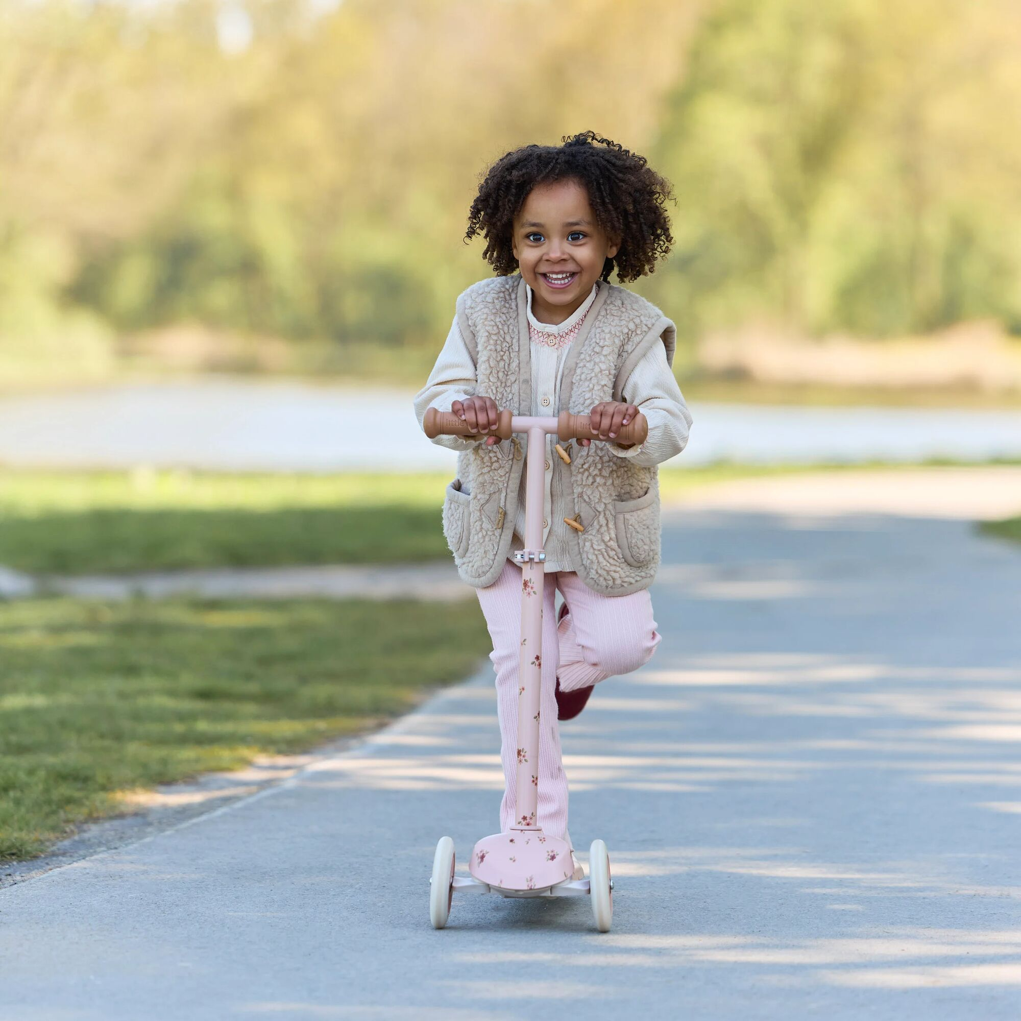 Roller, LITTLE DUTCH, Pink – Besonderheit: höhenverstellbarer Lenker