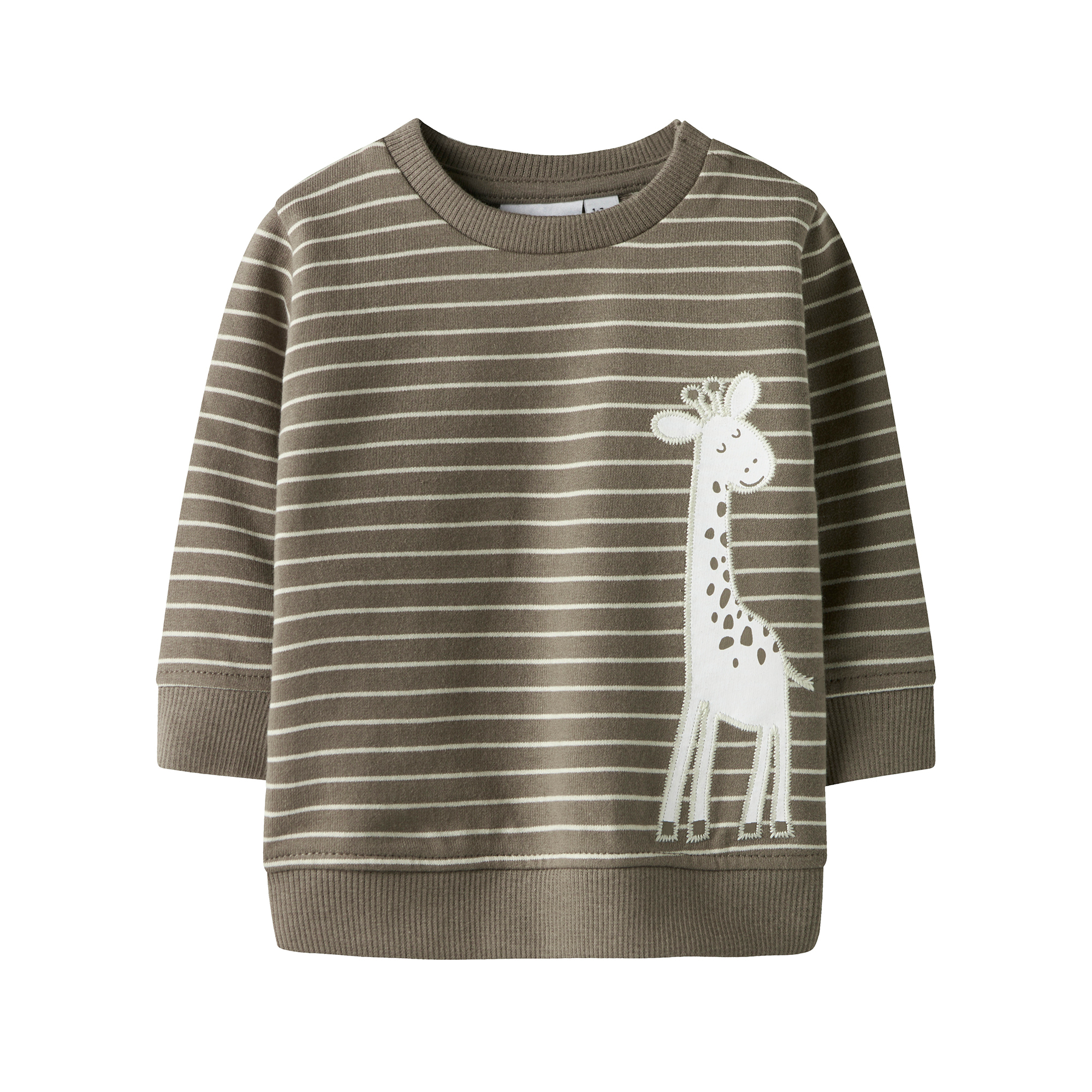 Pullover & Sweatshirts, name it, Braun – Besonderheit: weicher Baumwollmix aus Bio-Baumwolle und recycelter Baumwolle