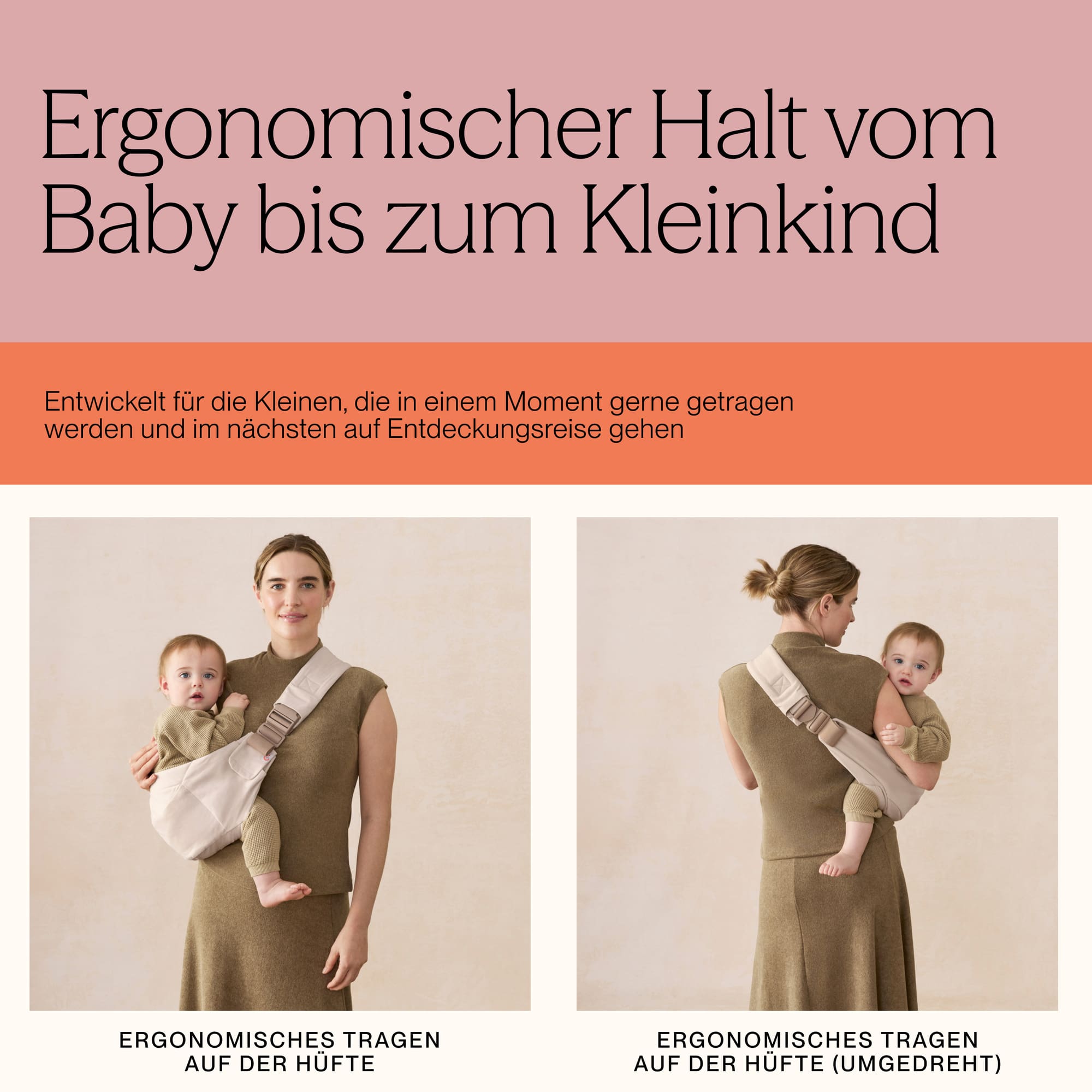 Hüfttragen, ERGObaby, Grün – Produktansicht