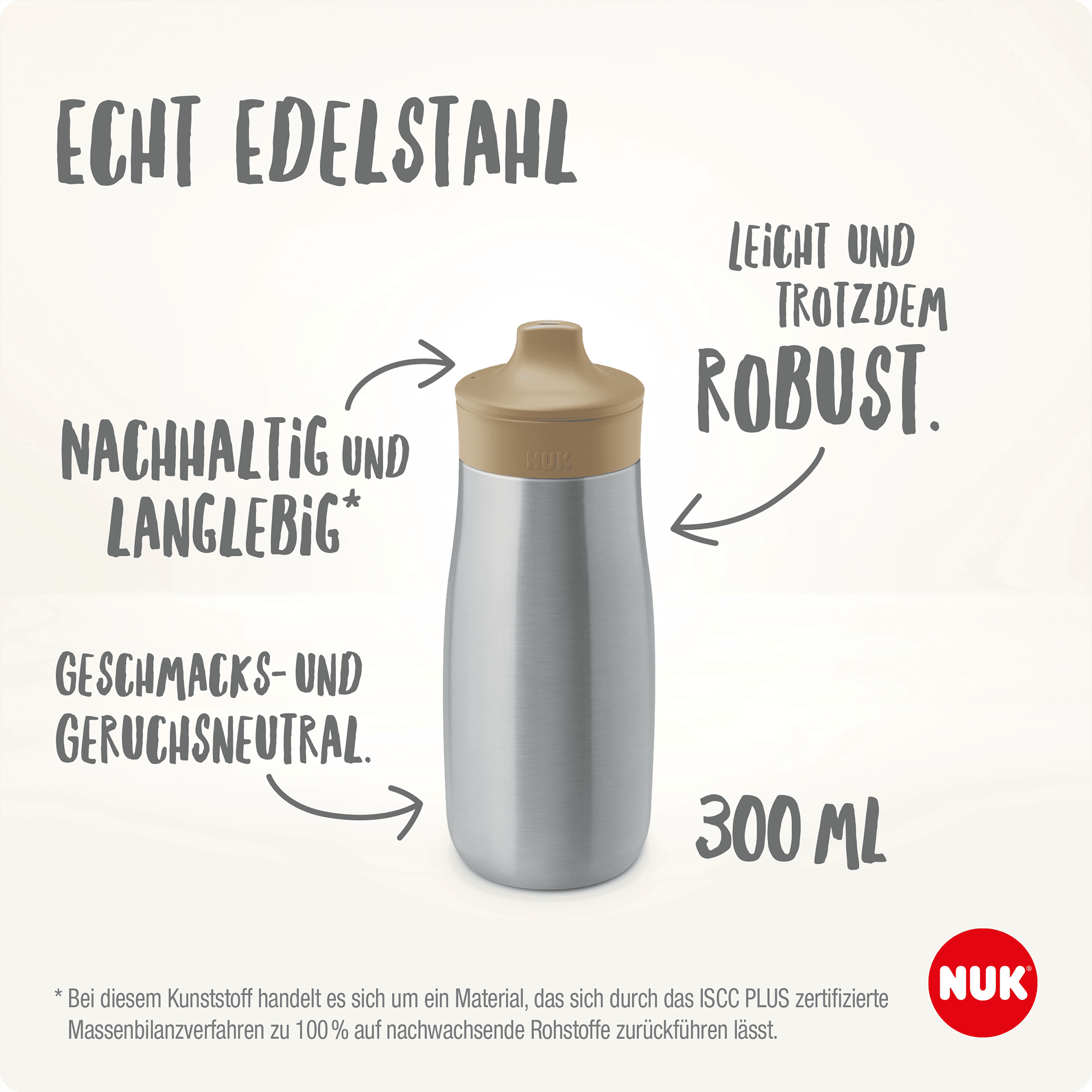 Babyfläschchen, NUK, Lila – Produktansicht
