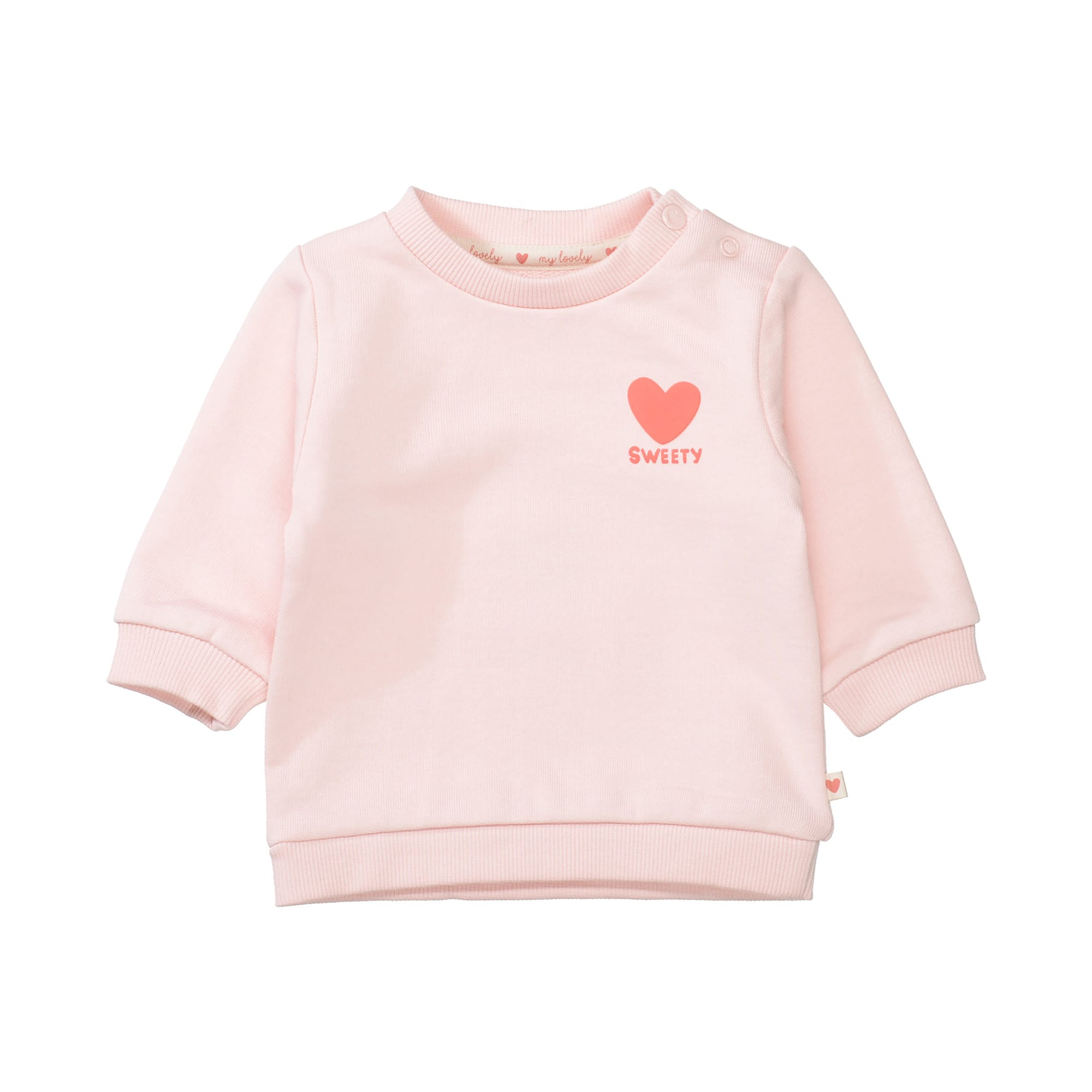 Pullover & Sweatshirts, STACCATO, Pink – Besonderheit: Druckknöpfe auf der Schulter