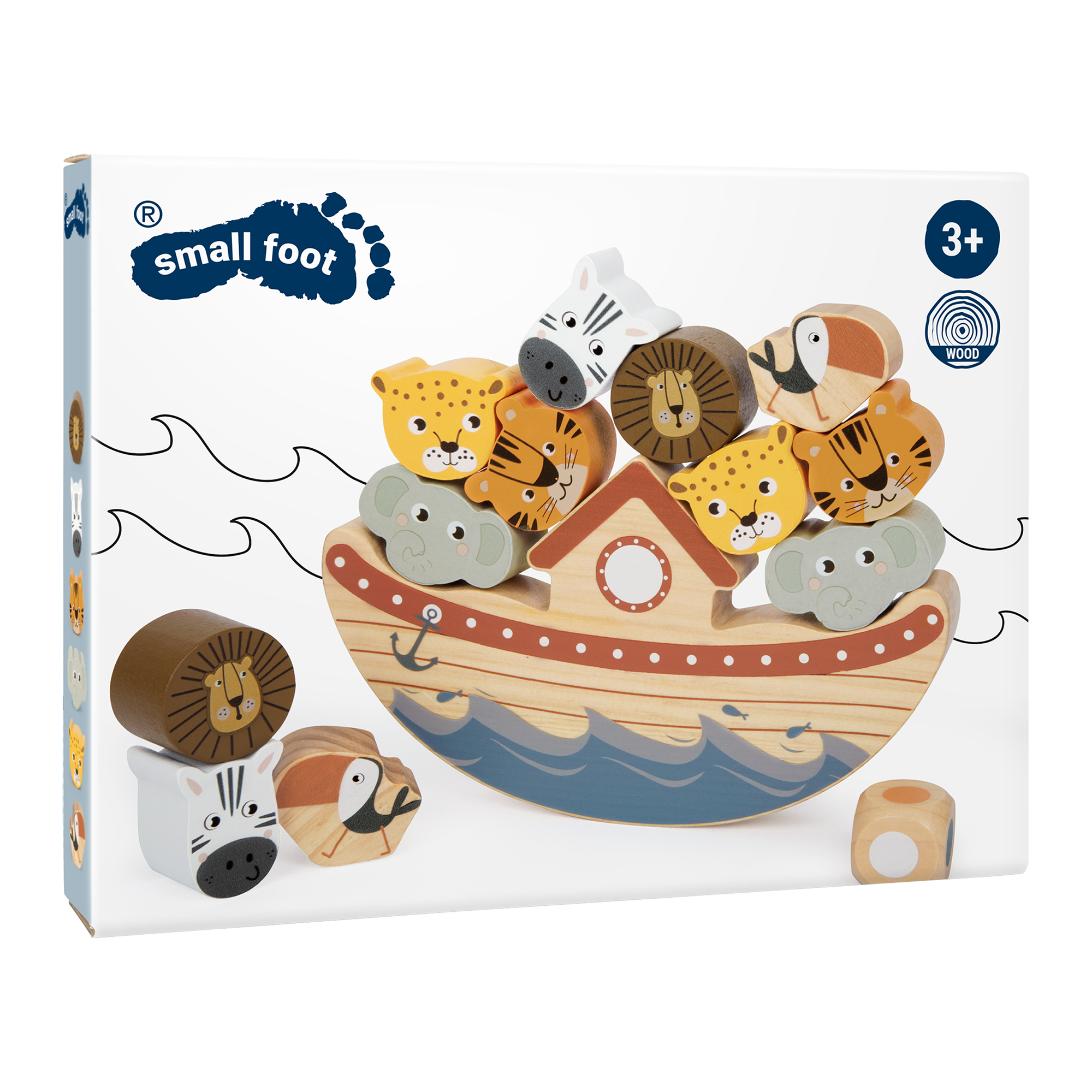 Stapeltürme, small foot, Mehrfarbig – Produktansicht