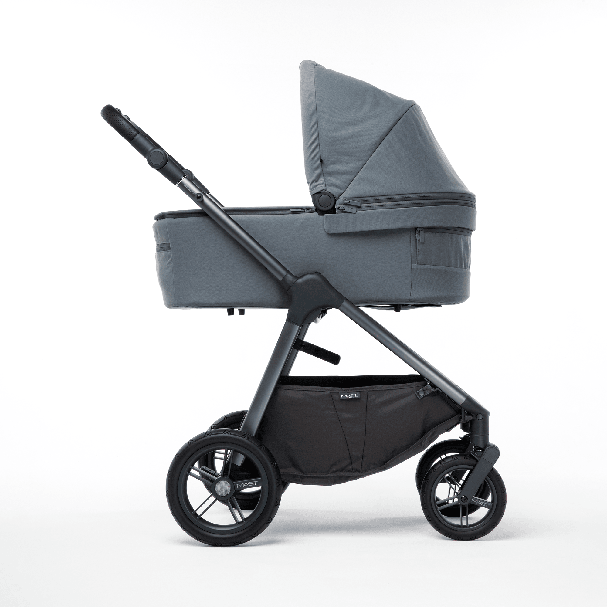 Kombi-Kinderwagen, MAST, Grau – Produktansicht