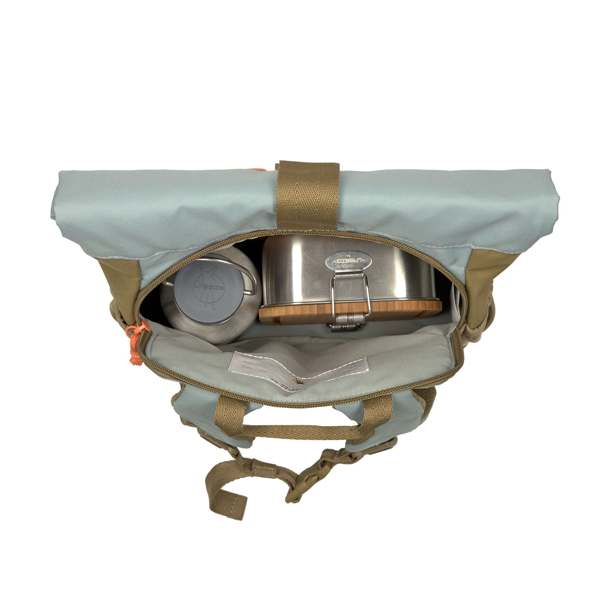 Kinderrucksäcke, LÄSSIG, Grün – Produktansicht